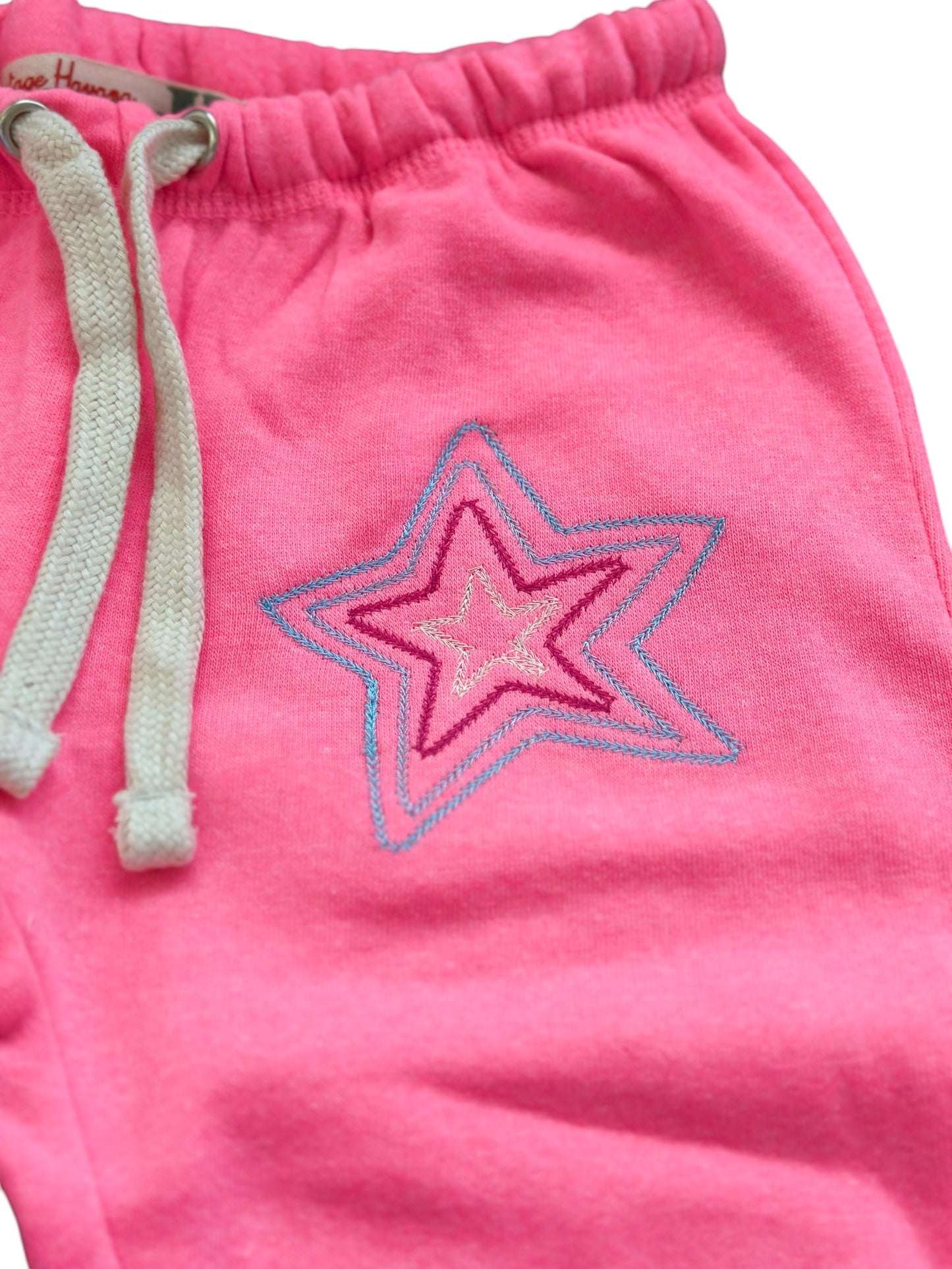 Vintage Havana Star Jogger - Neon Pink