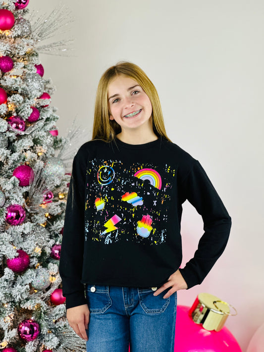 Splatter Icon Sweatshirt