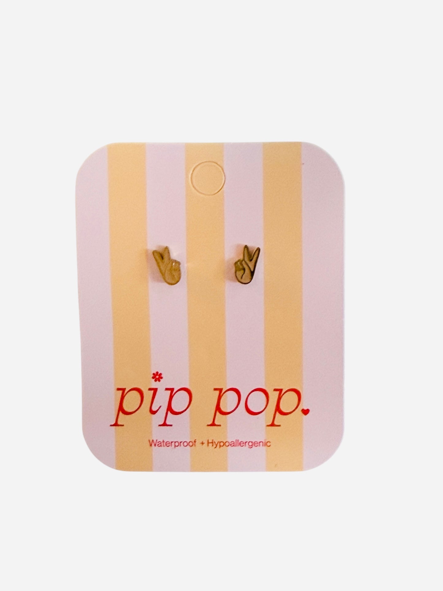 Pip Pop Peace Stud Earrings
