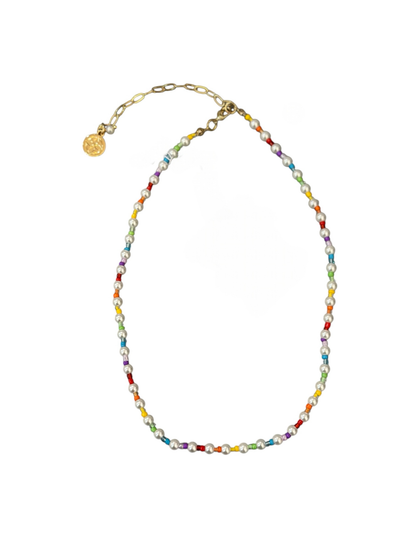 Jane Marie Multi Colored Necklace with Pearls