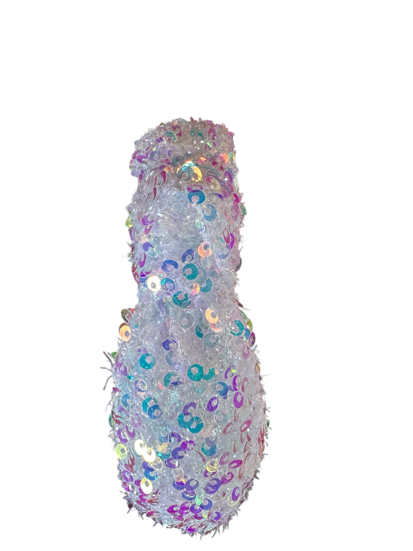 Sparkly Sequin Knot Headband - White