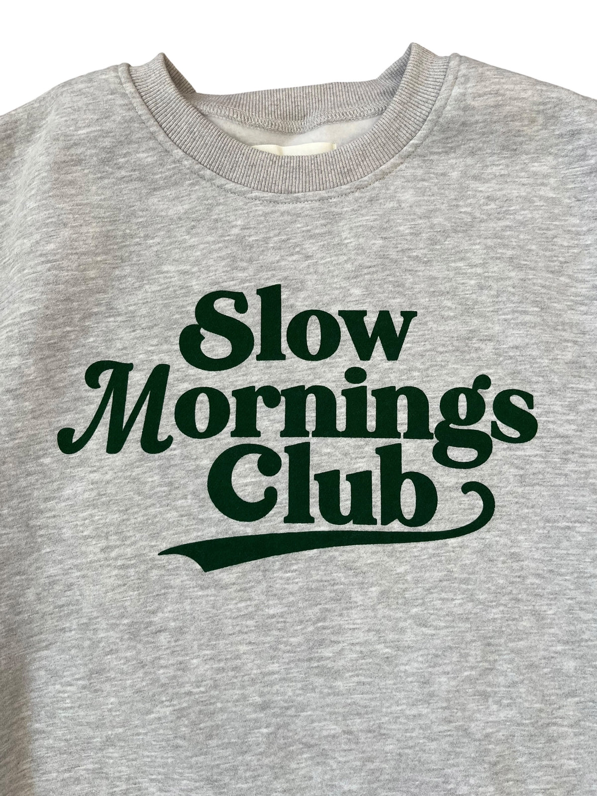 Panache Gray Slow Mornings Club Sweatshirt