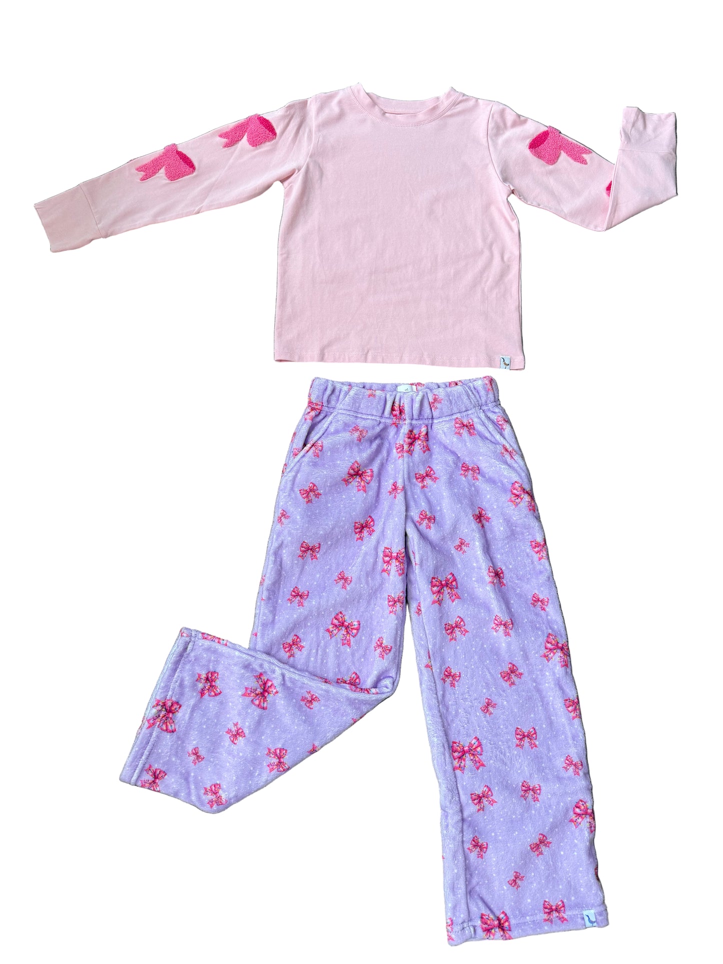 Plush Holiday Bows Lounge Pant