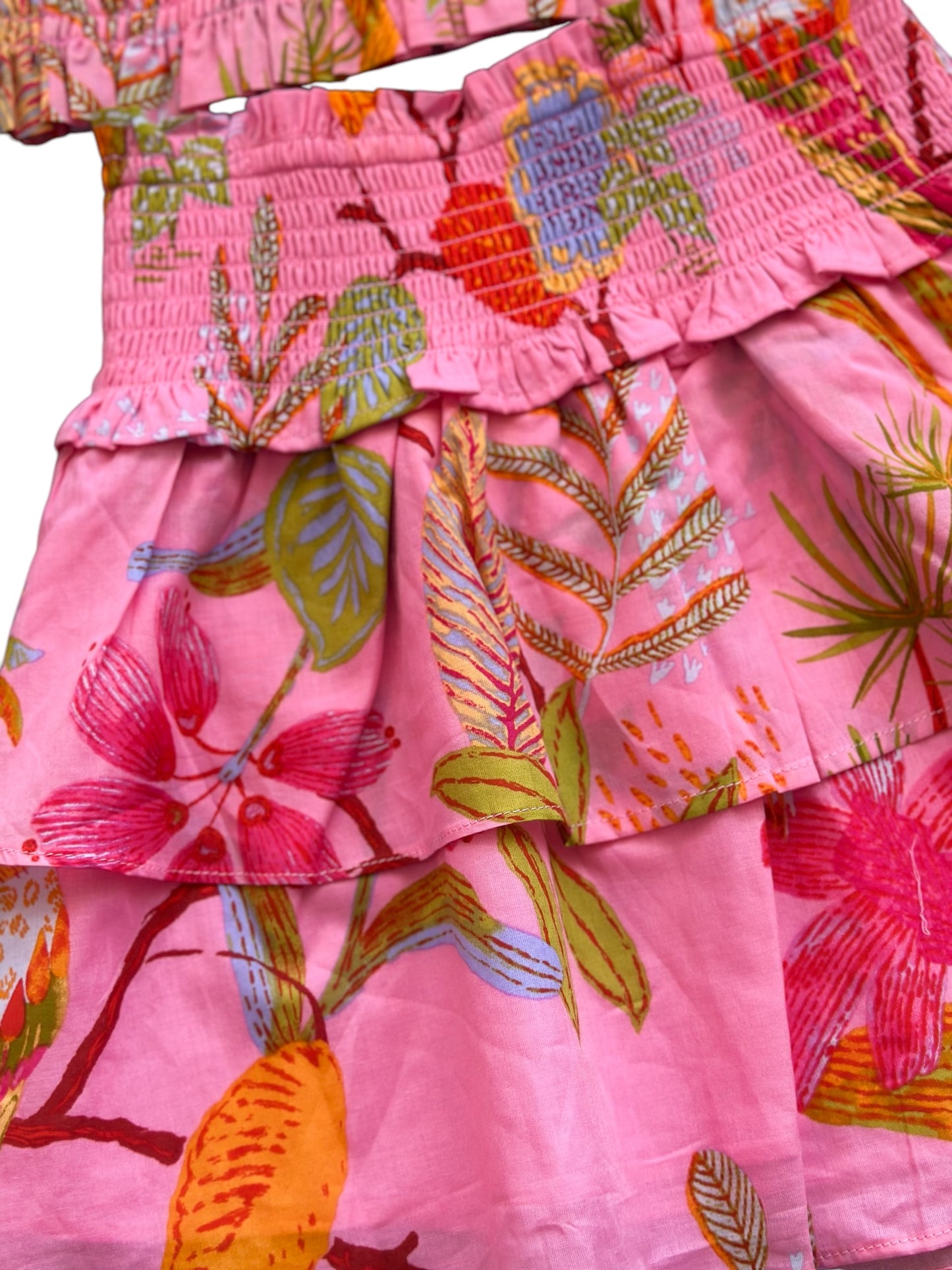 j.marie Playa Ruched Top and Skirt Set