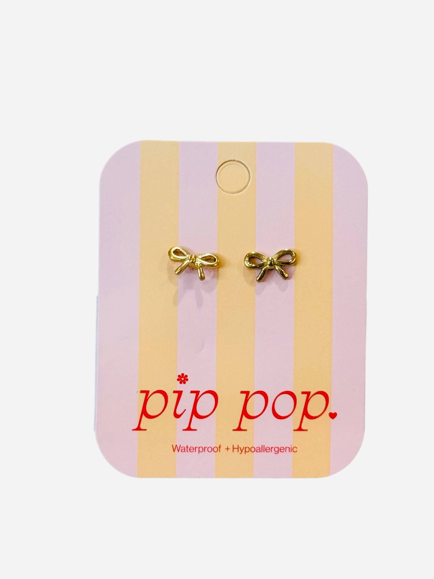 Pip Pop Bow Stud Earrings