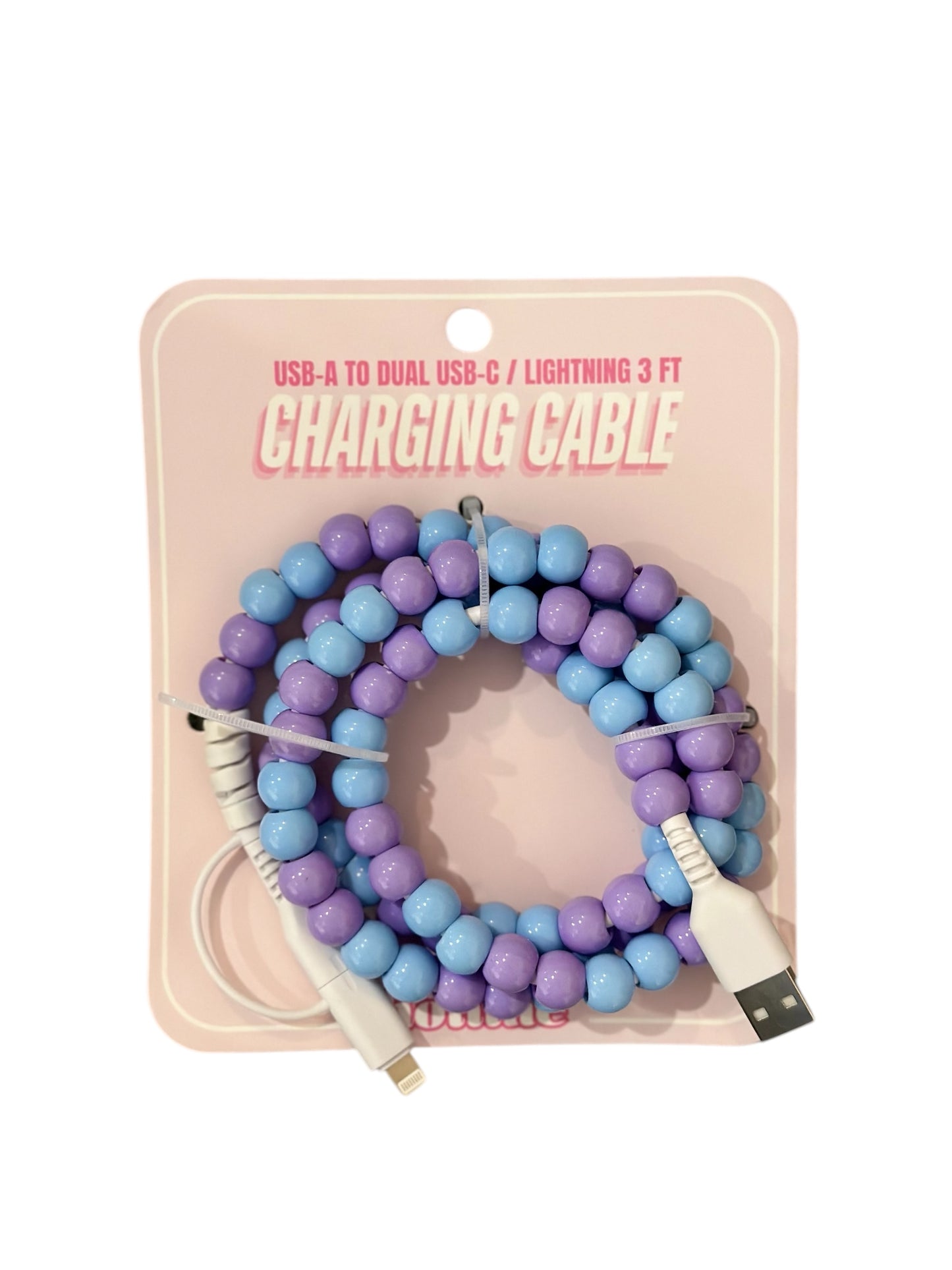 Charging Cable - Purple and Blue