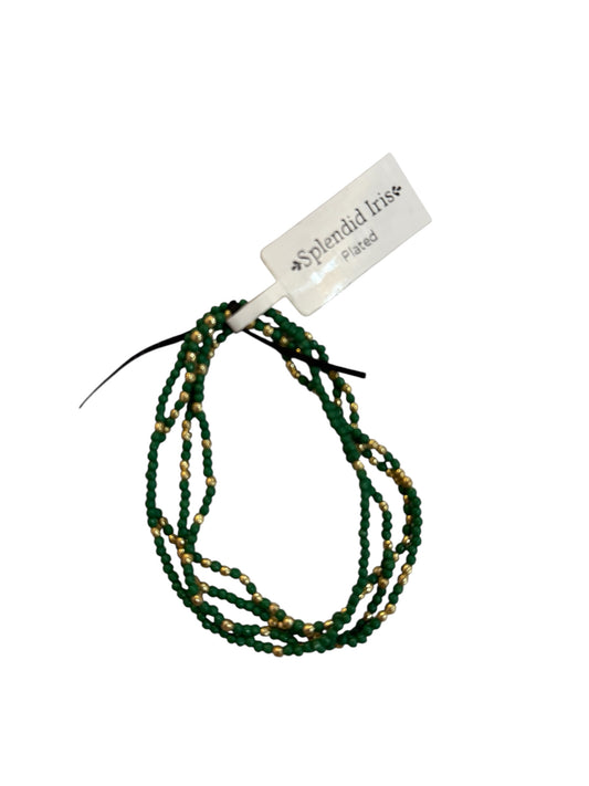 Set of Four School Spirit Bracelets - Green