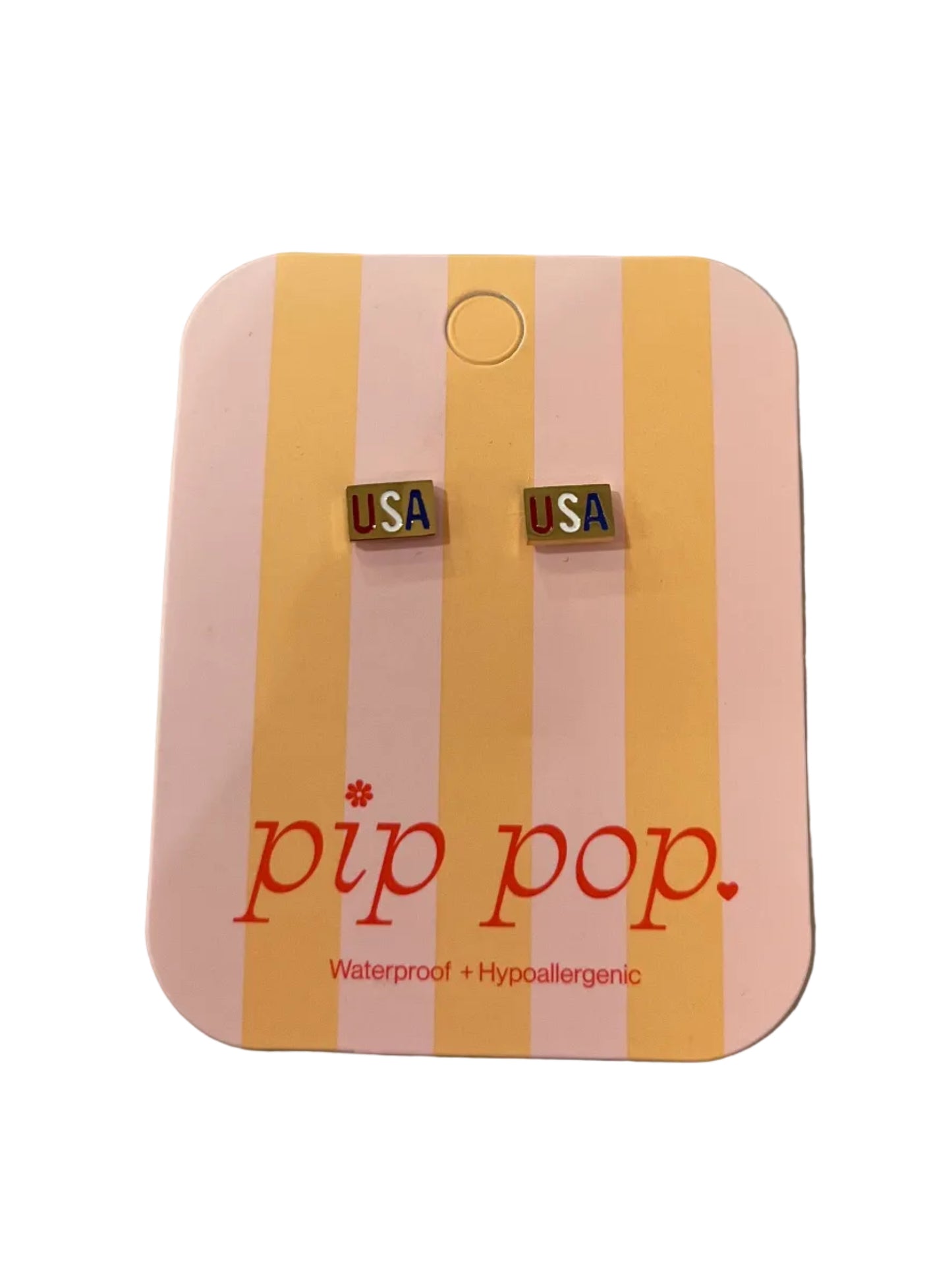 Pip Pop USA Stud Earrings