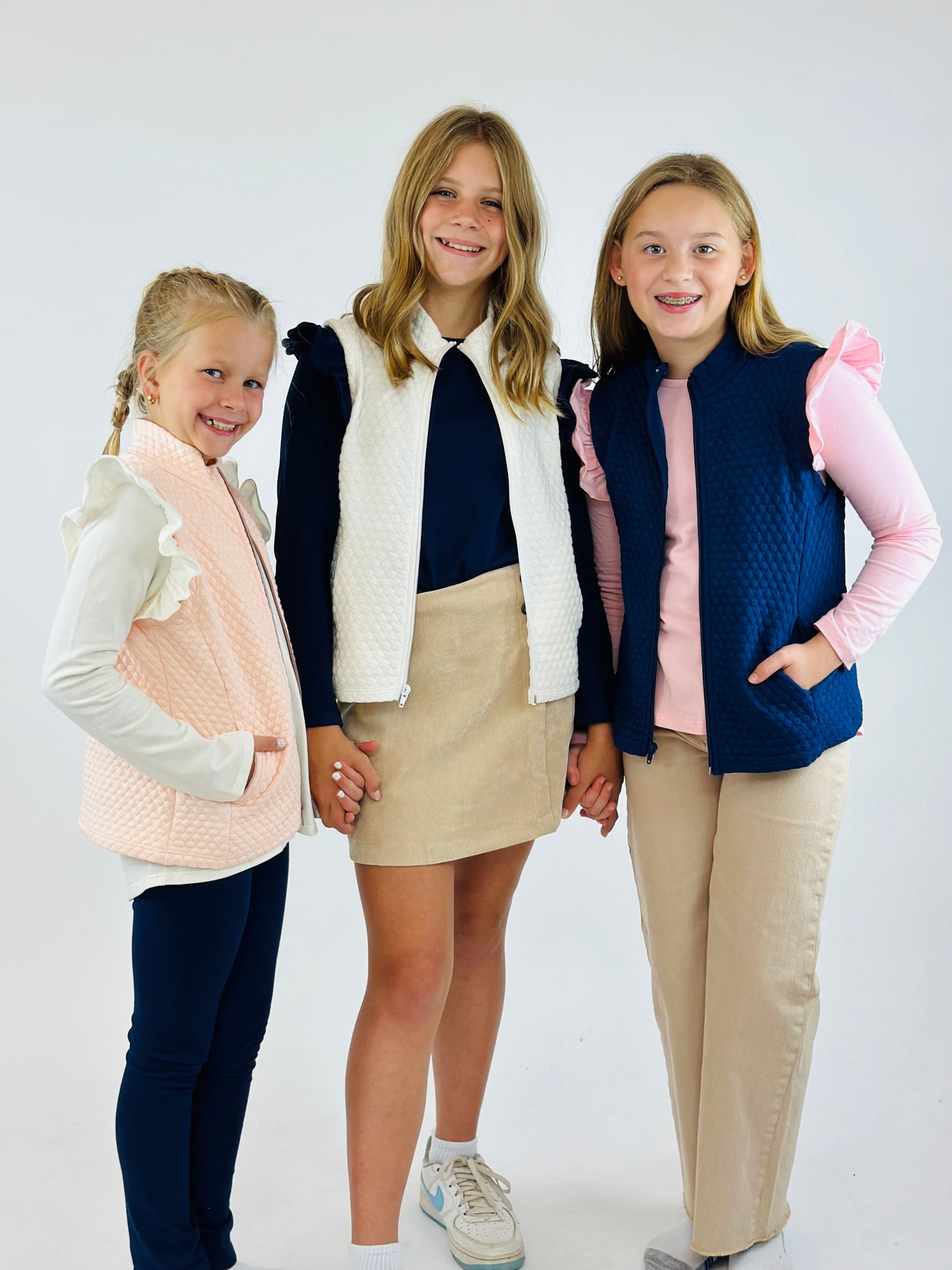 Quilted Virginia Vest - Paris Pink