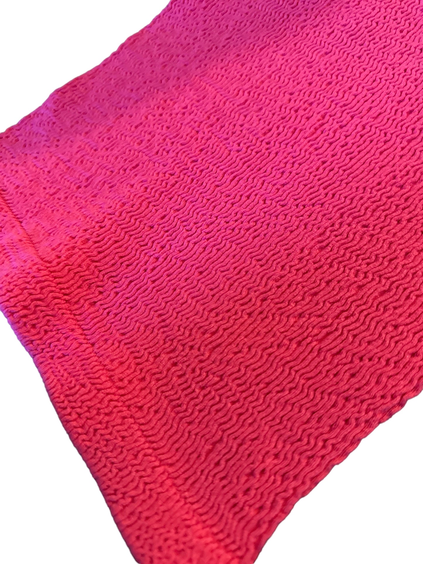 Smocked Crop Tank - Barbie Pink