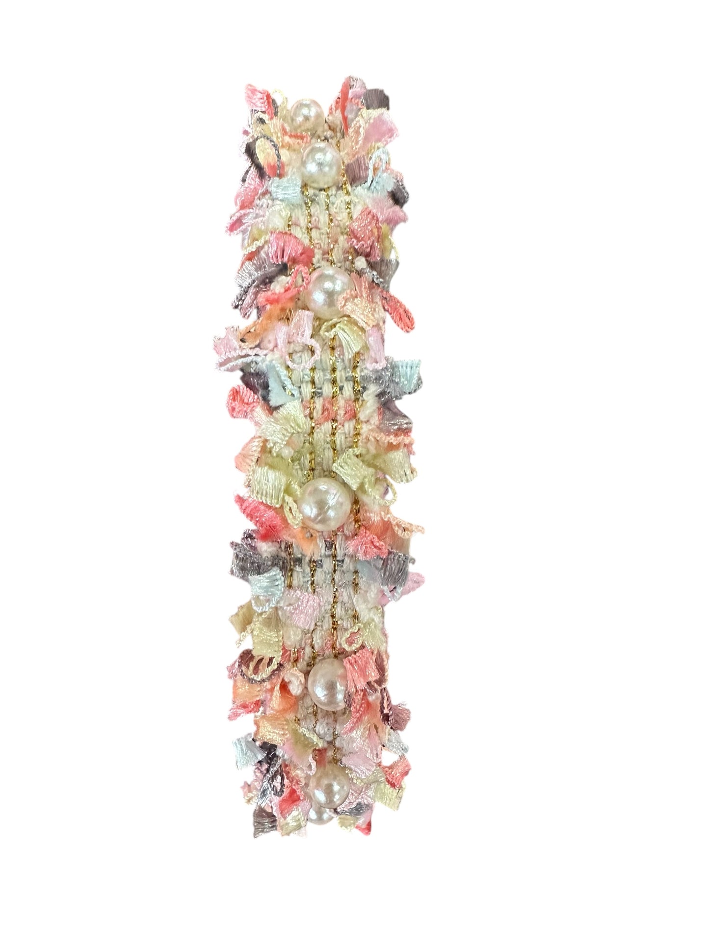 Confetti Pearl Headband - Lt Pink