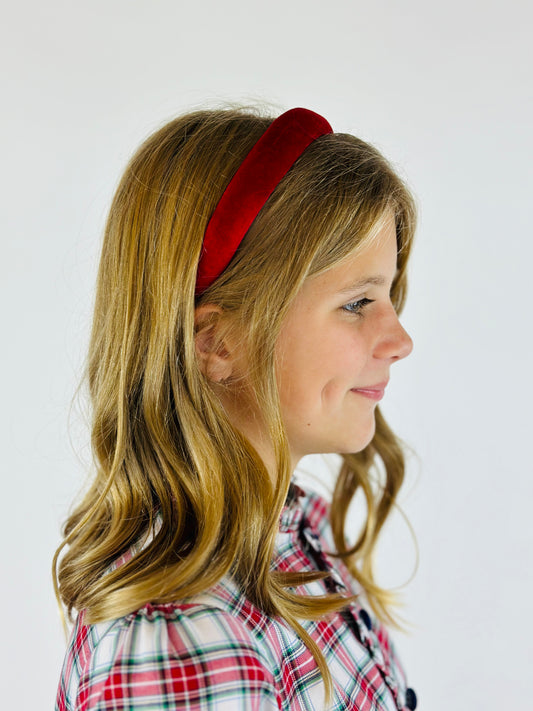 Hannah Headband - Red Velvet