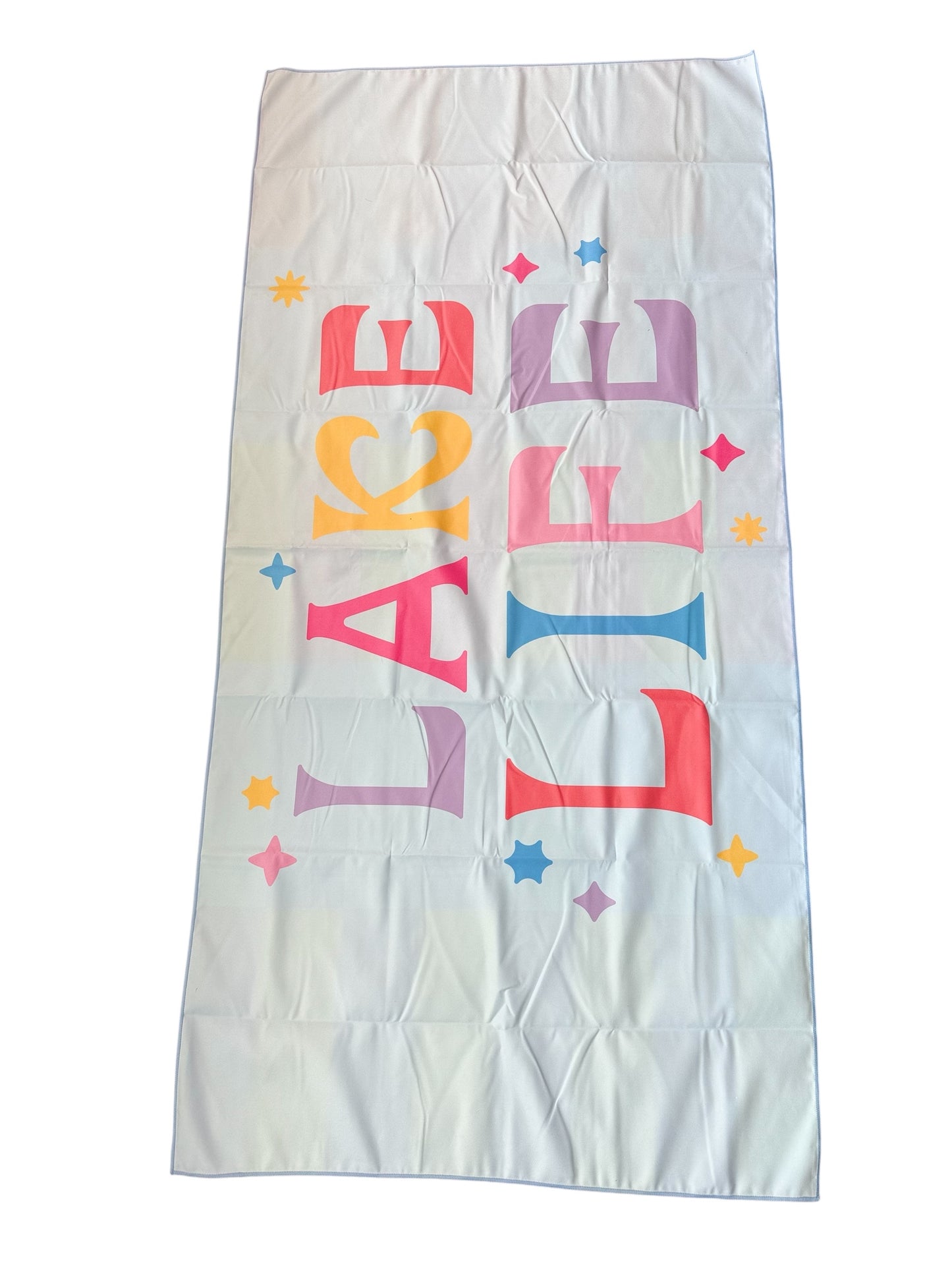 Lake Life Microfiber Towel - Multicolored