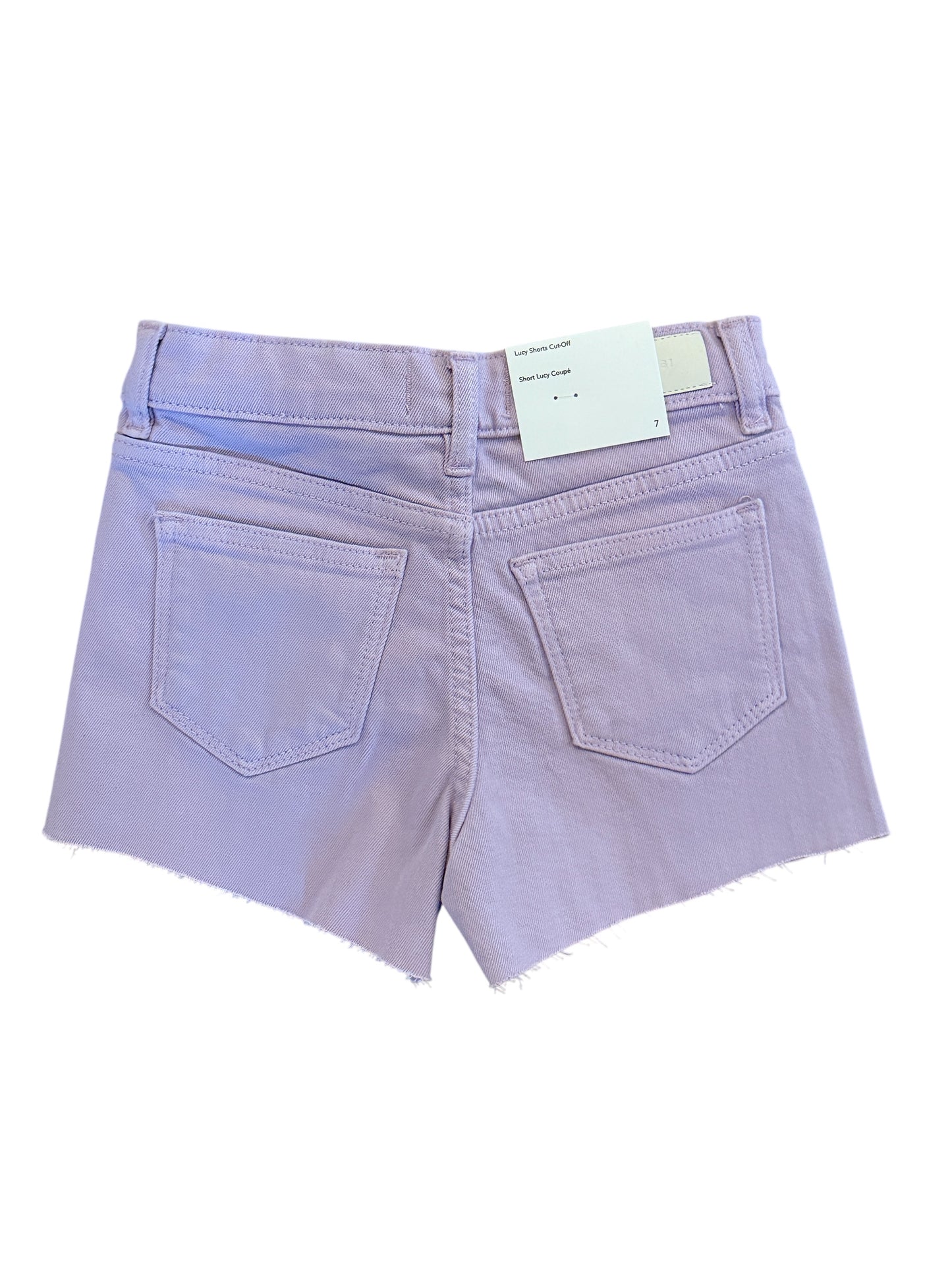 Lucy Denim Cut Off Shorts - Violet