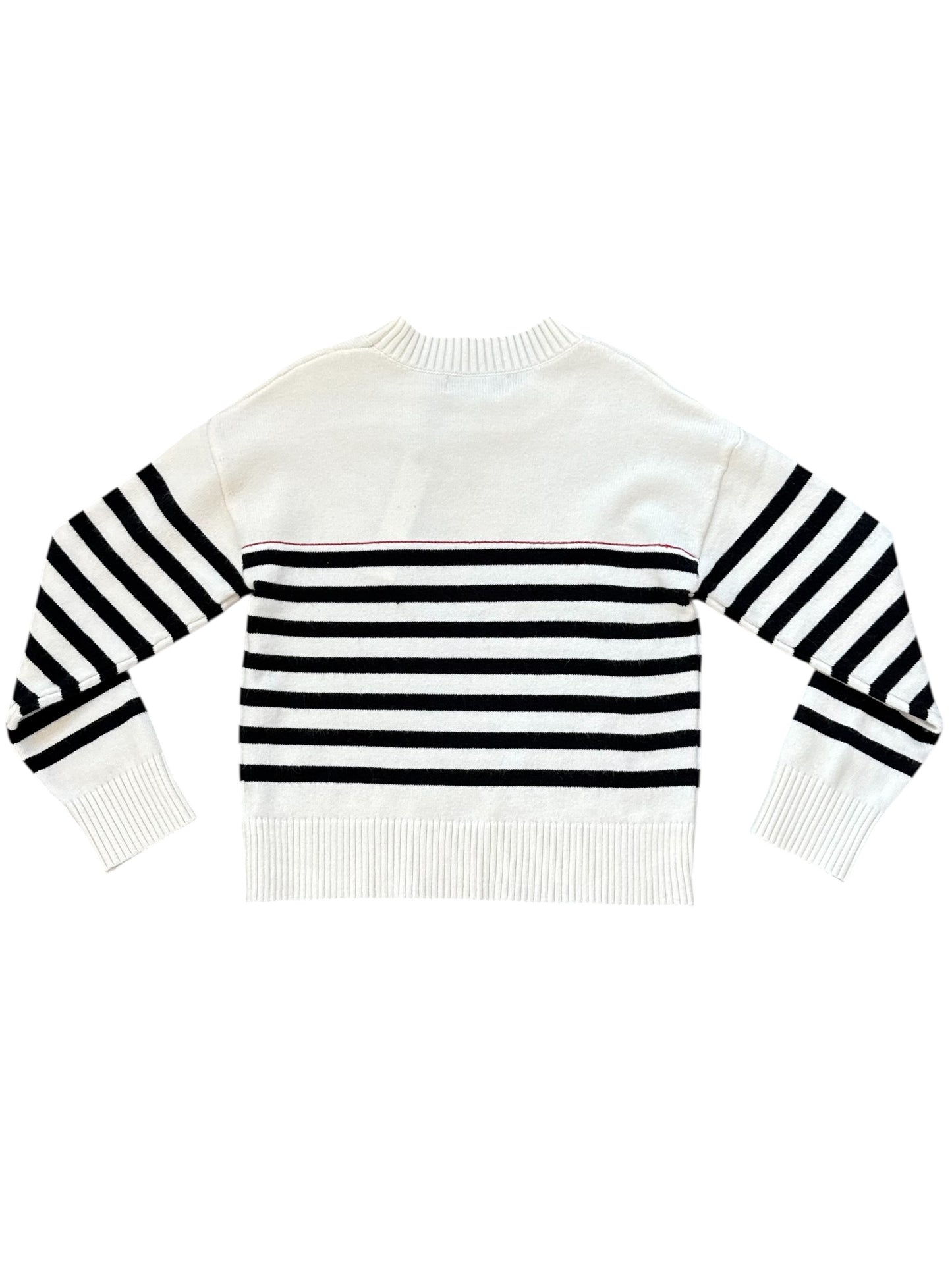 Emily Striped Sweater w/ Embroidered Heart