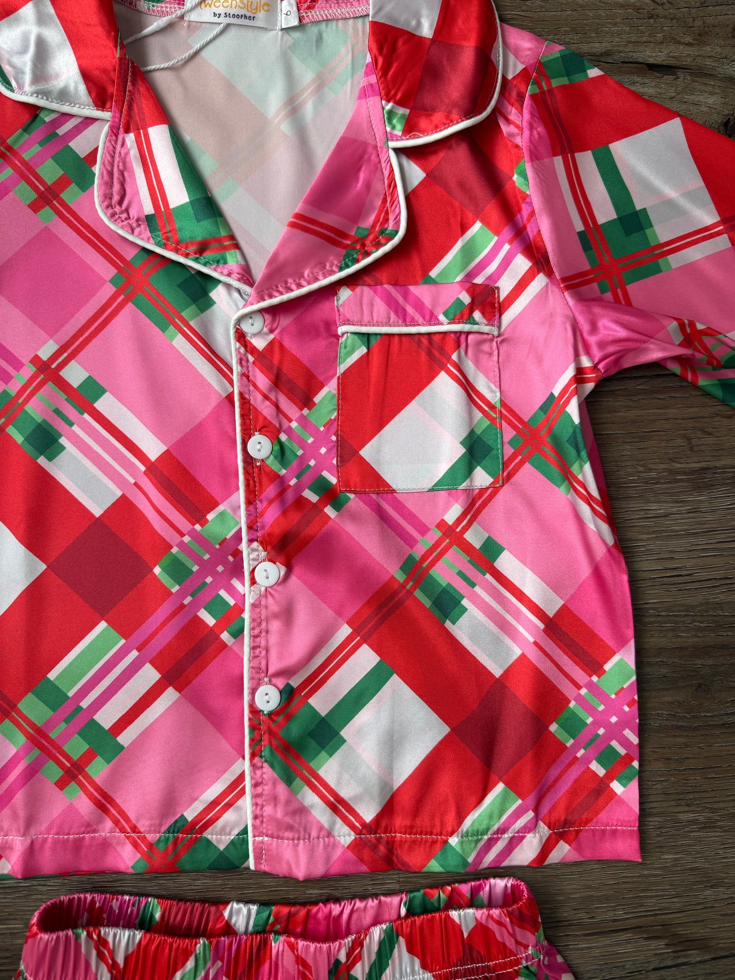 Holiday Plaid Loungewear Set