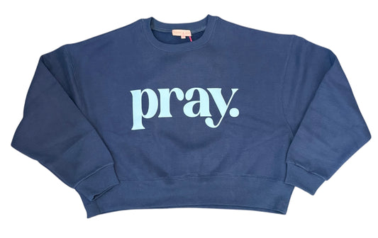 Pray Crop Sweatshirt