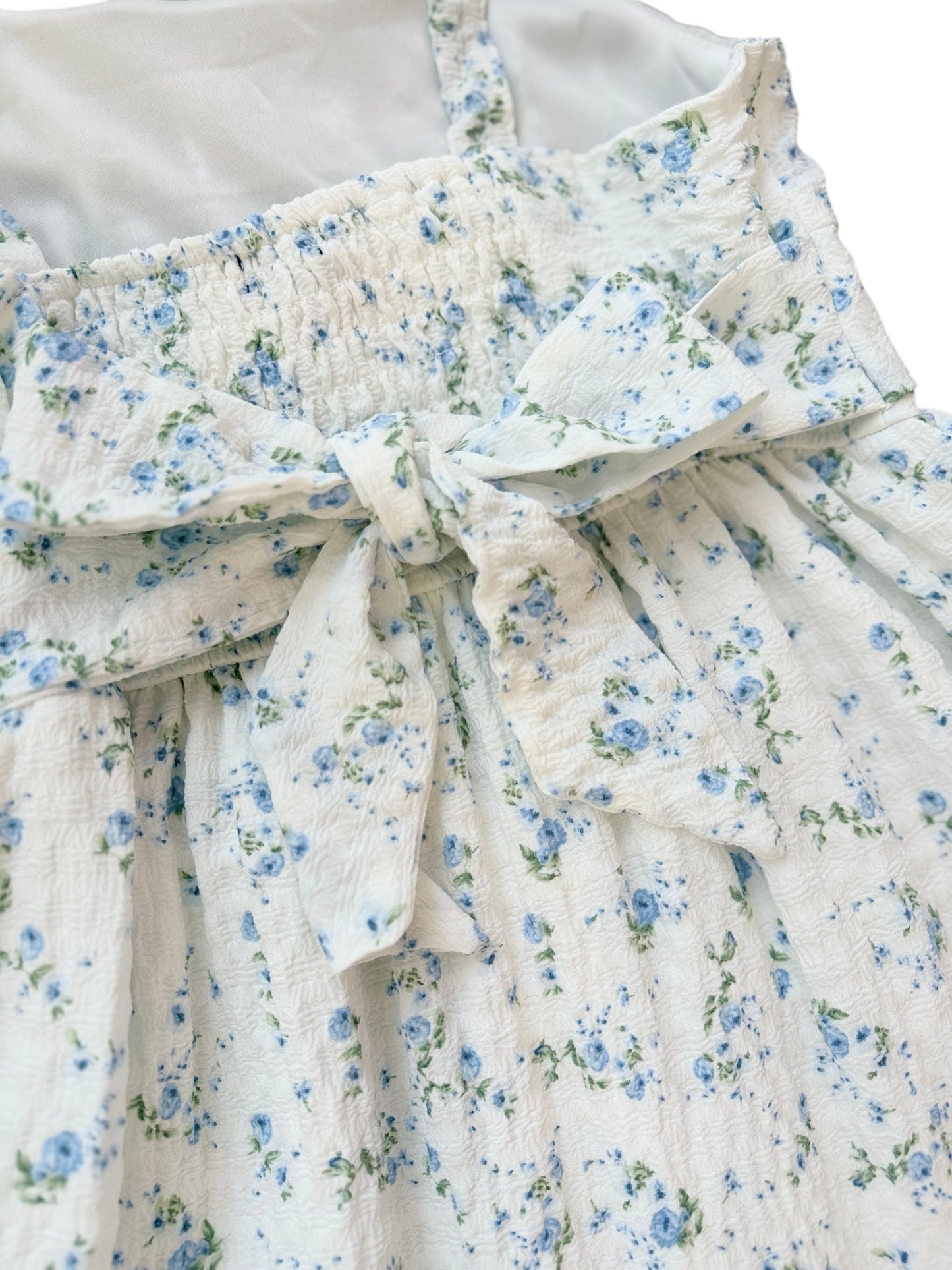 Rose Garden Maxi Dress - White