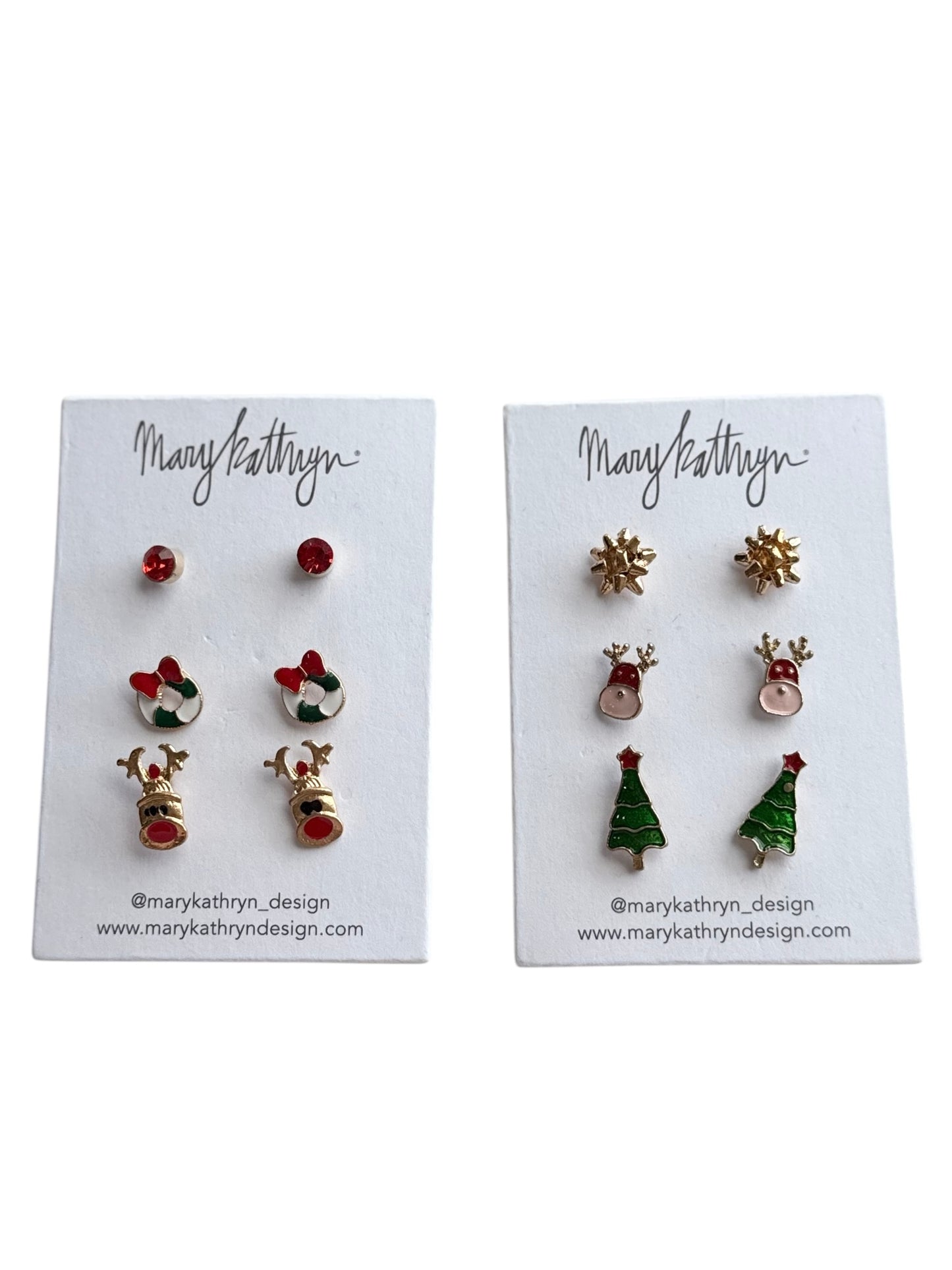 Christmas Stud Earings - Variety 3 pack