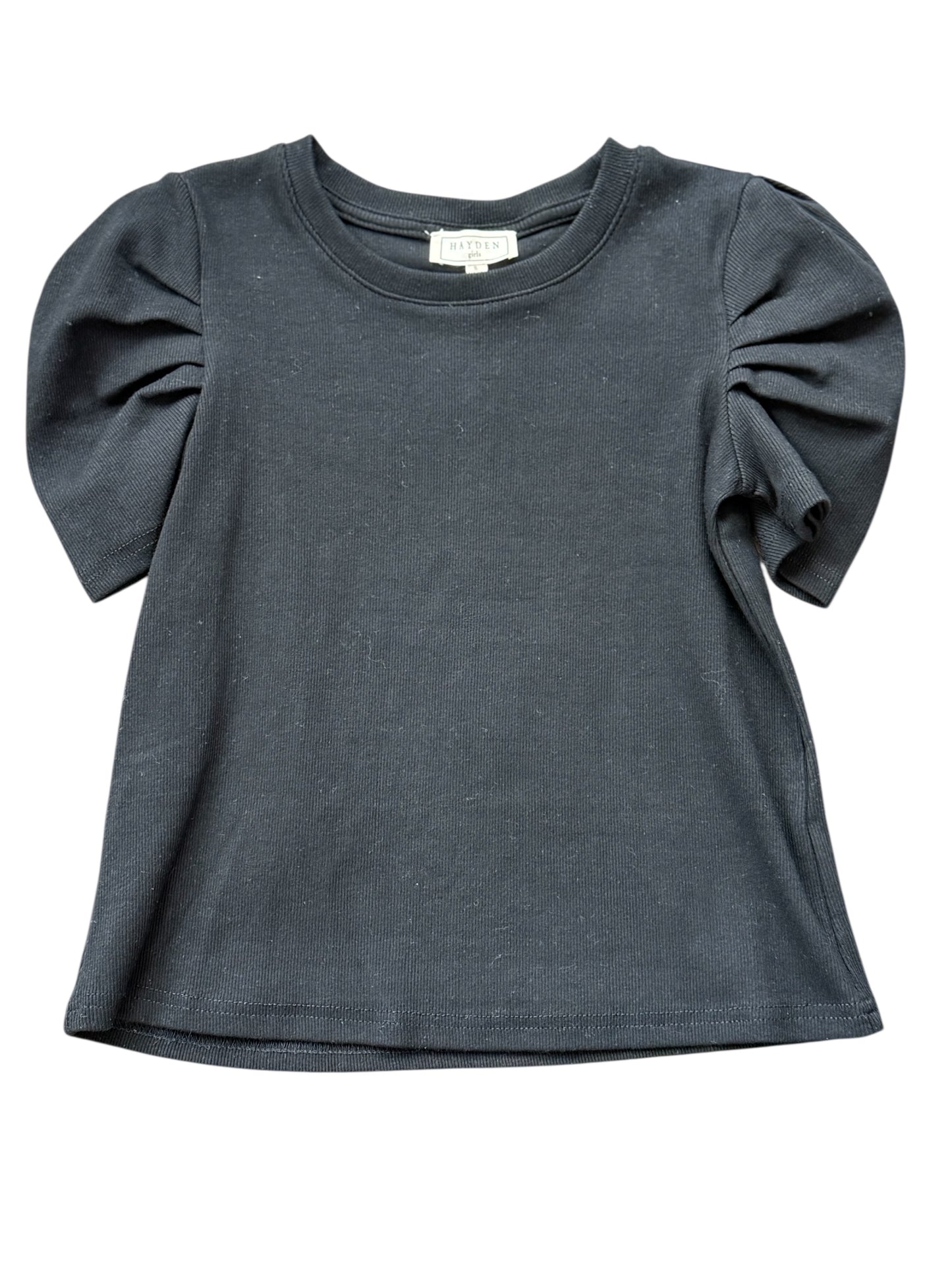 Margo Puff Sleeve Ribbed Tee