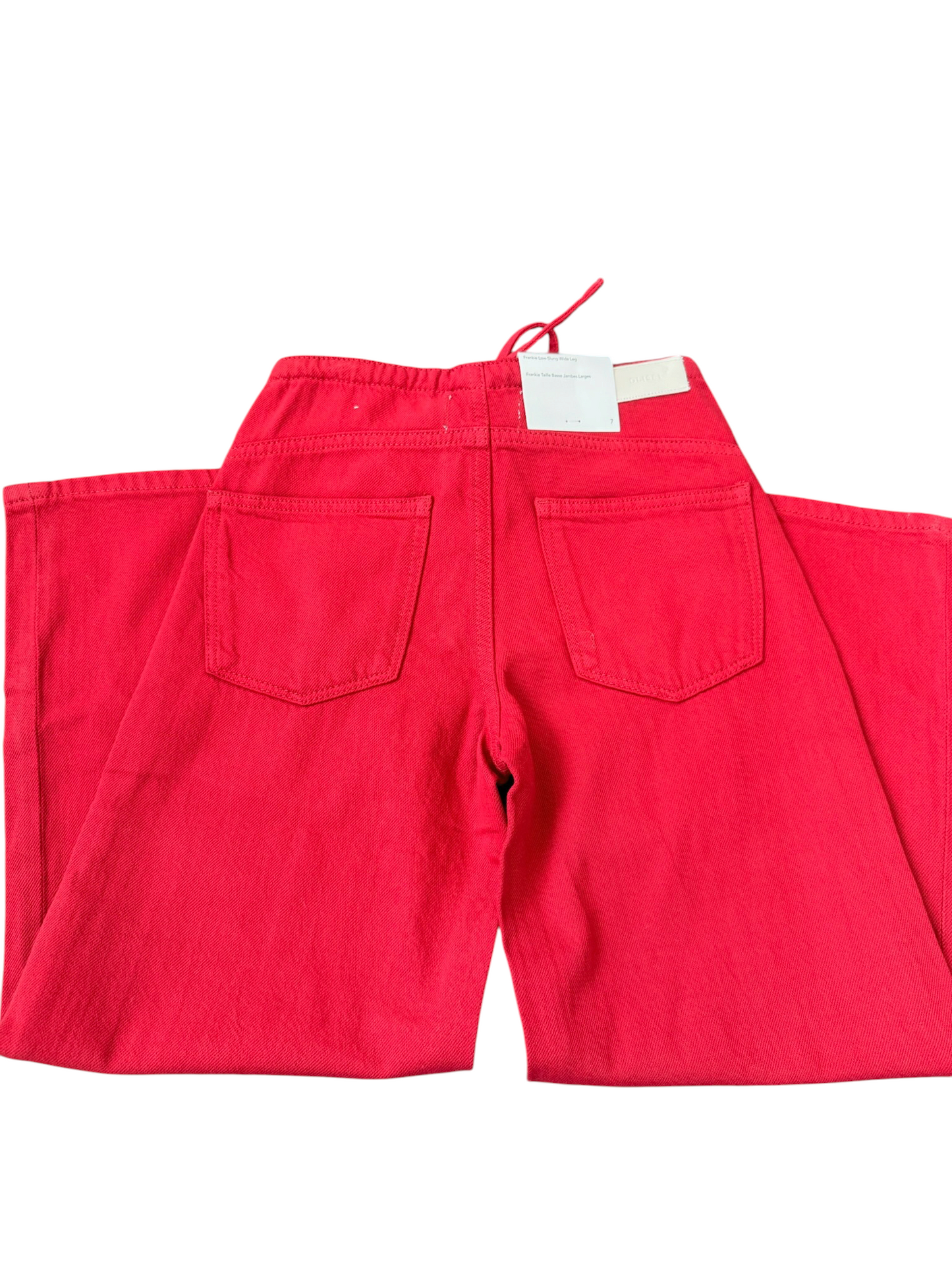 Frankie Low-Slung Wide Leg - Red