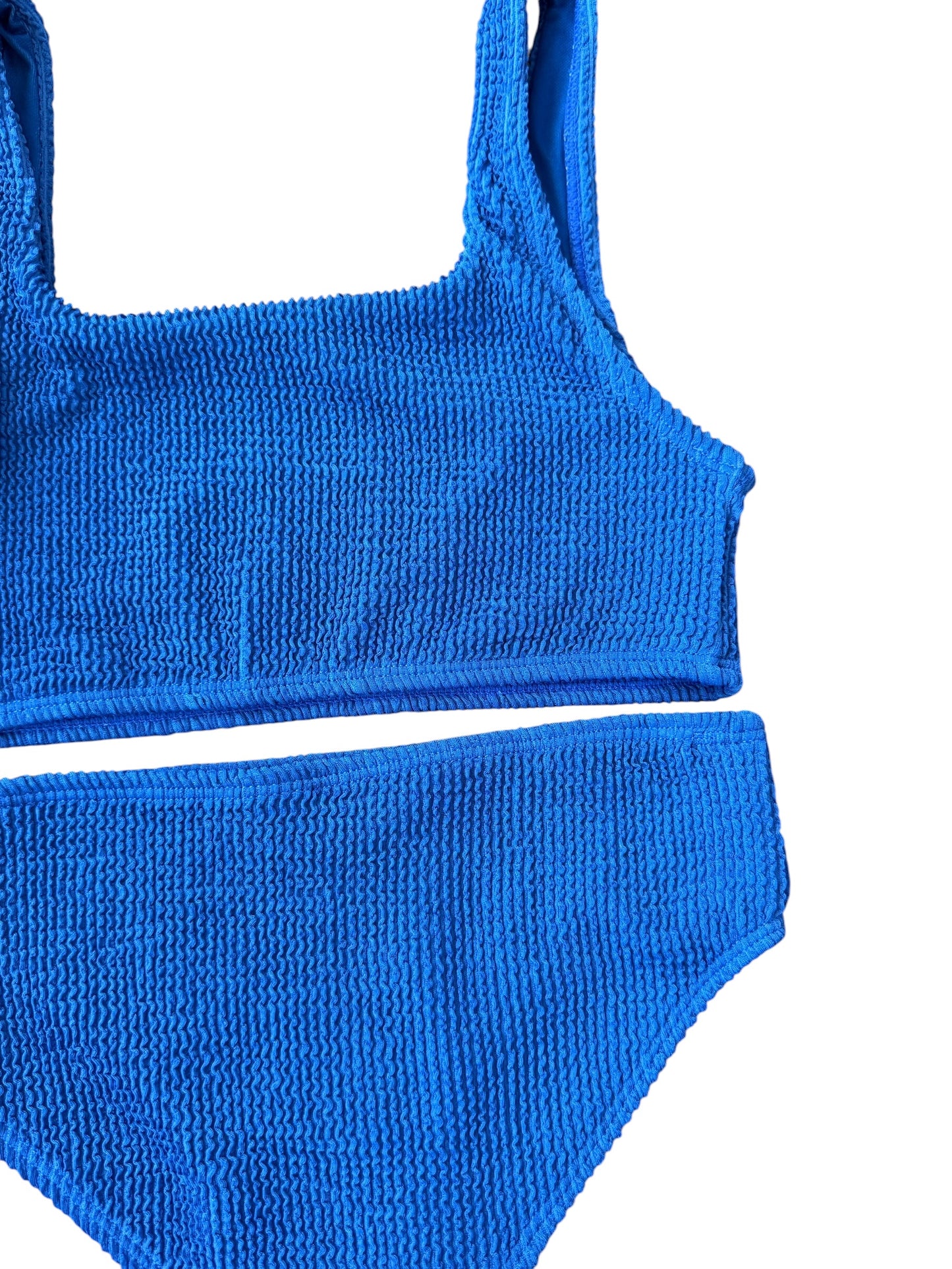 Fay Crinkle Tankini - Blue