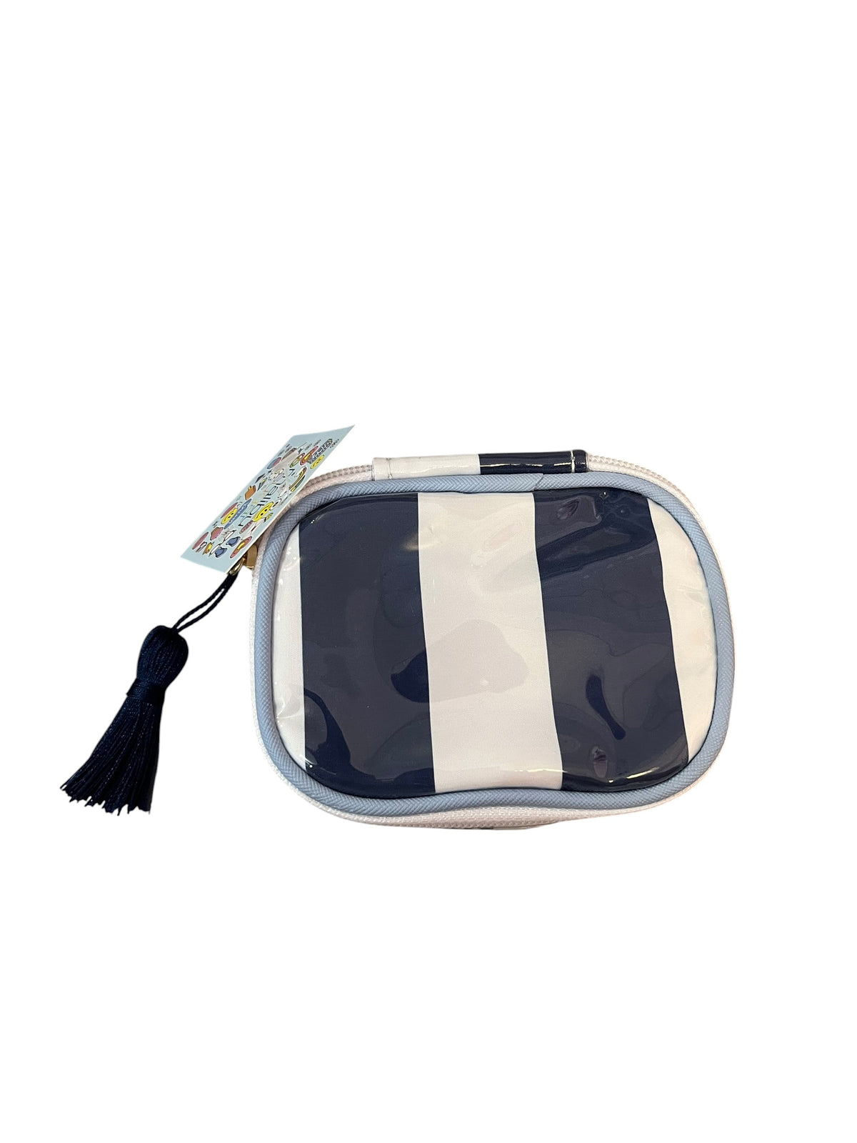 Sweet Stripe Jewelry Case - Navy/White