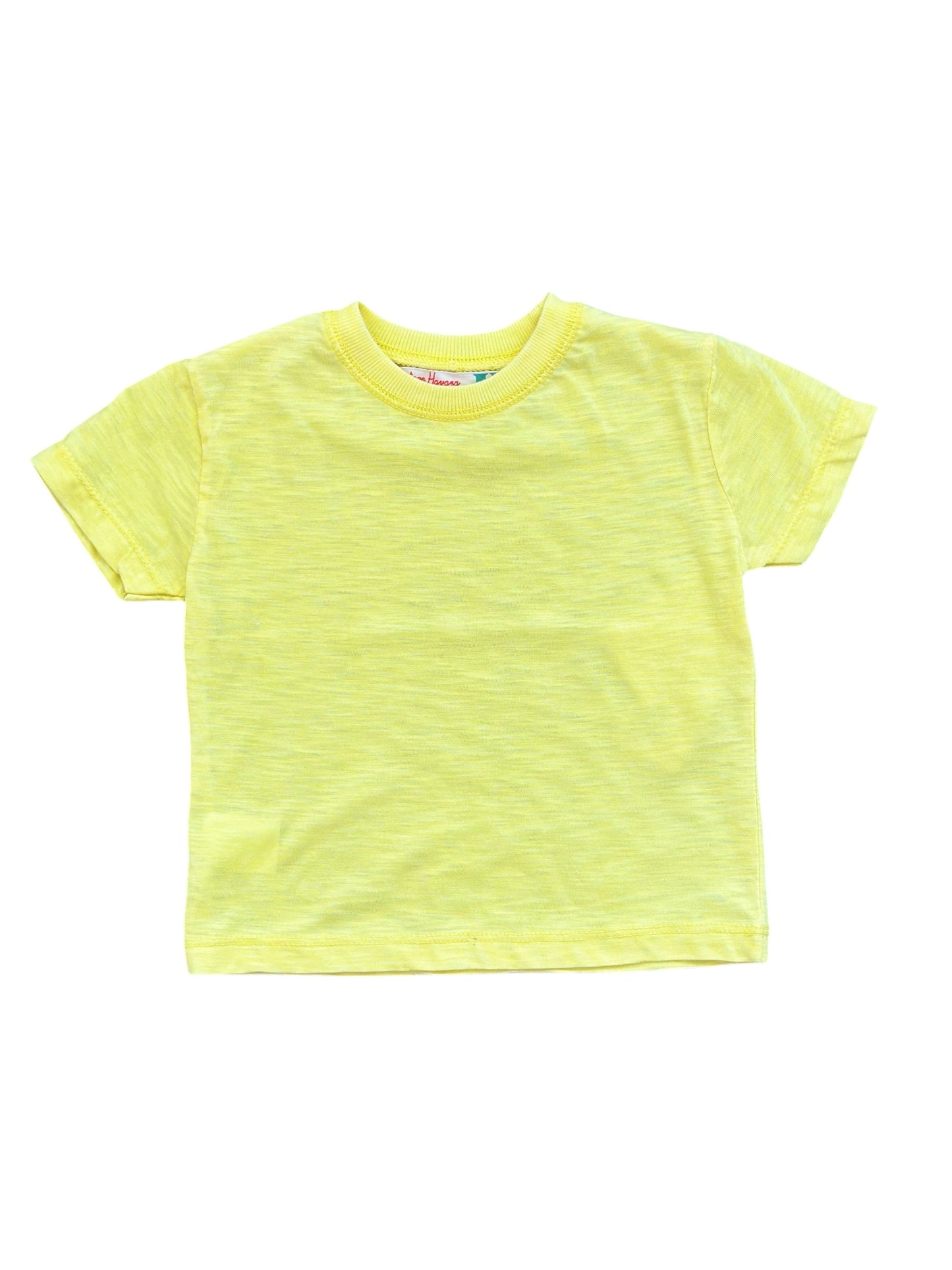 Vintage Havana Slub Tee - Yellow