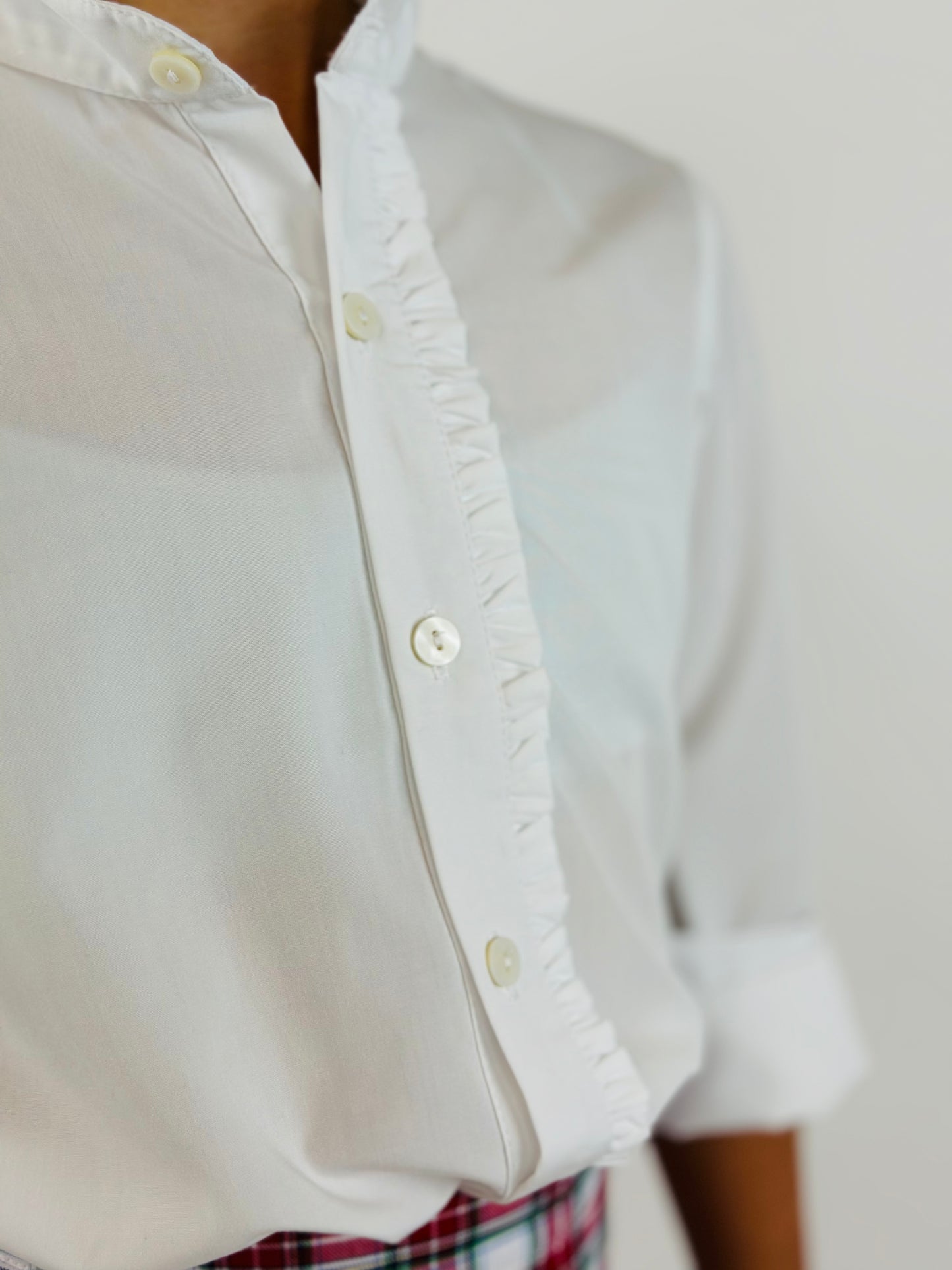 Polly Ruffle Collar Blouse