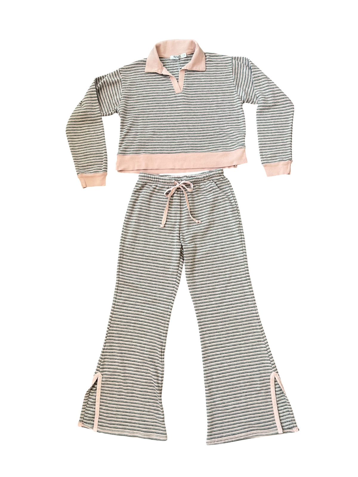 Easy Days Pullover w/ Collar - Dusty Rose