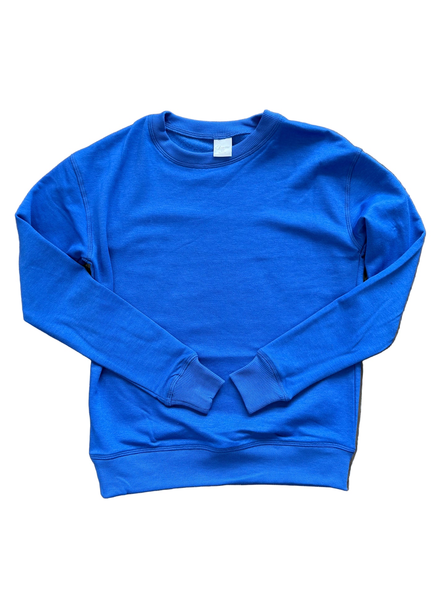 Cloud Over Size Sweat Shirt - Blueberry