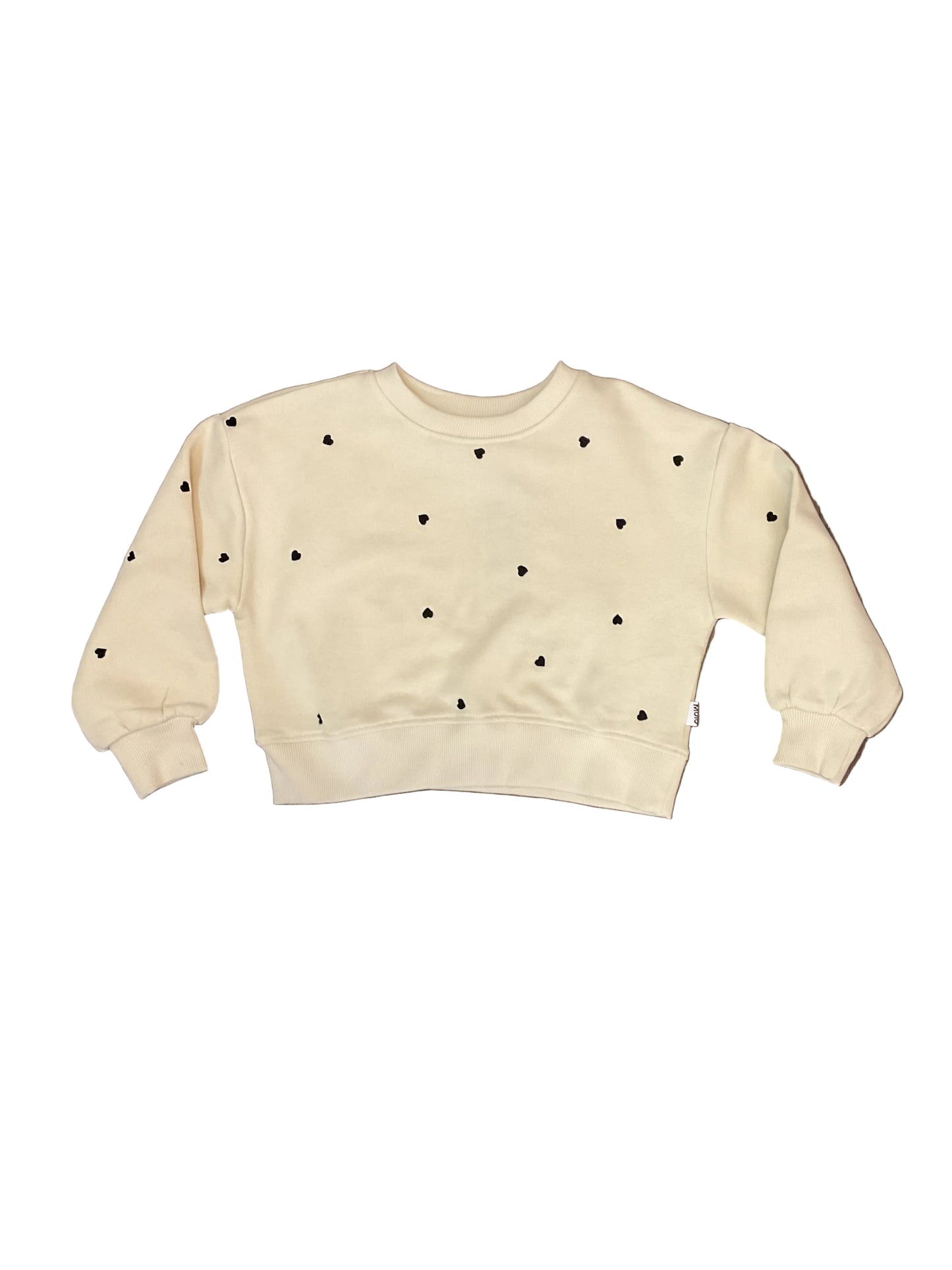 Miki Sweatshirt with Hearts
