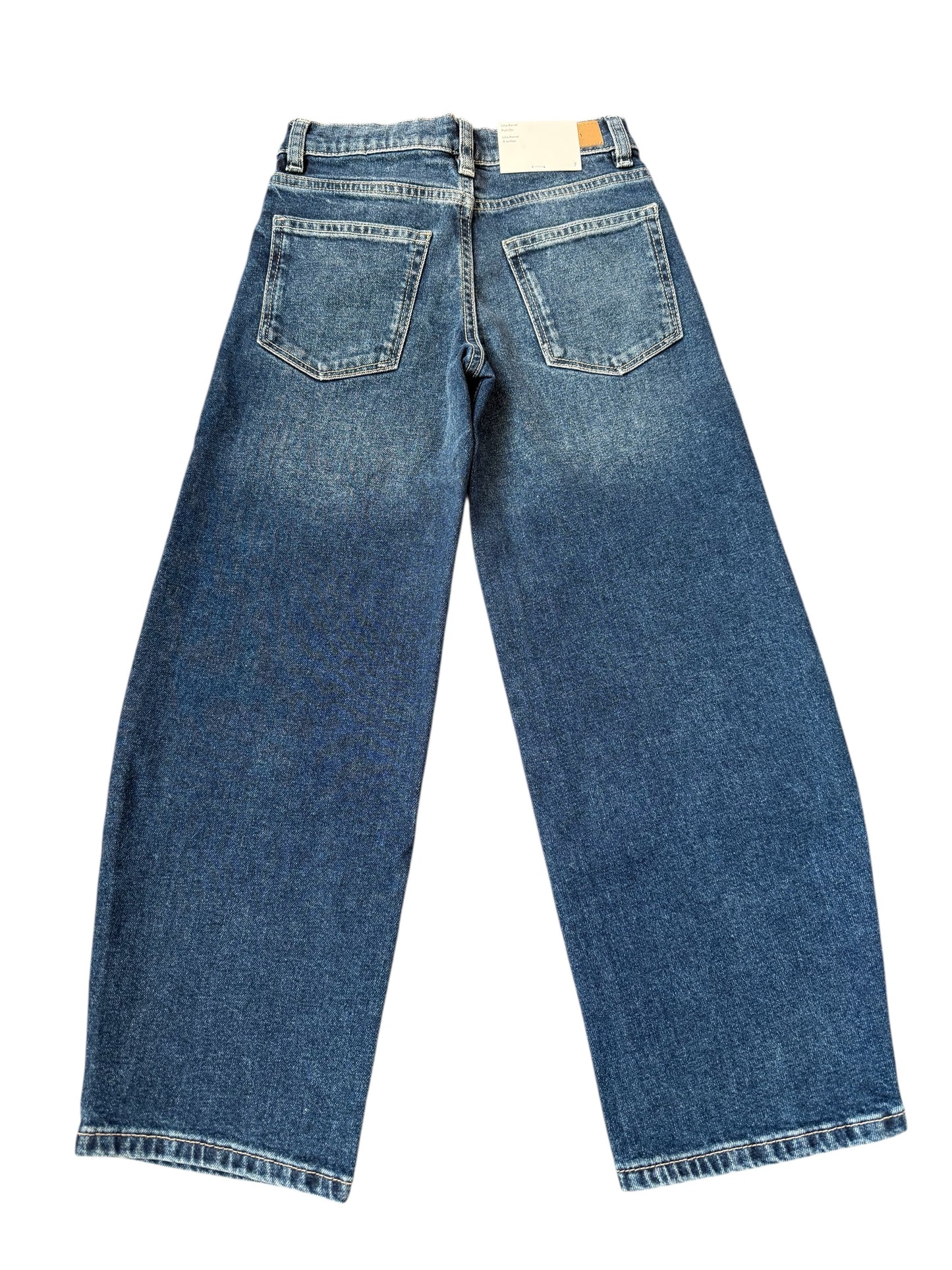 Lilia Barrel Jean - Dark