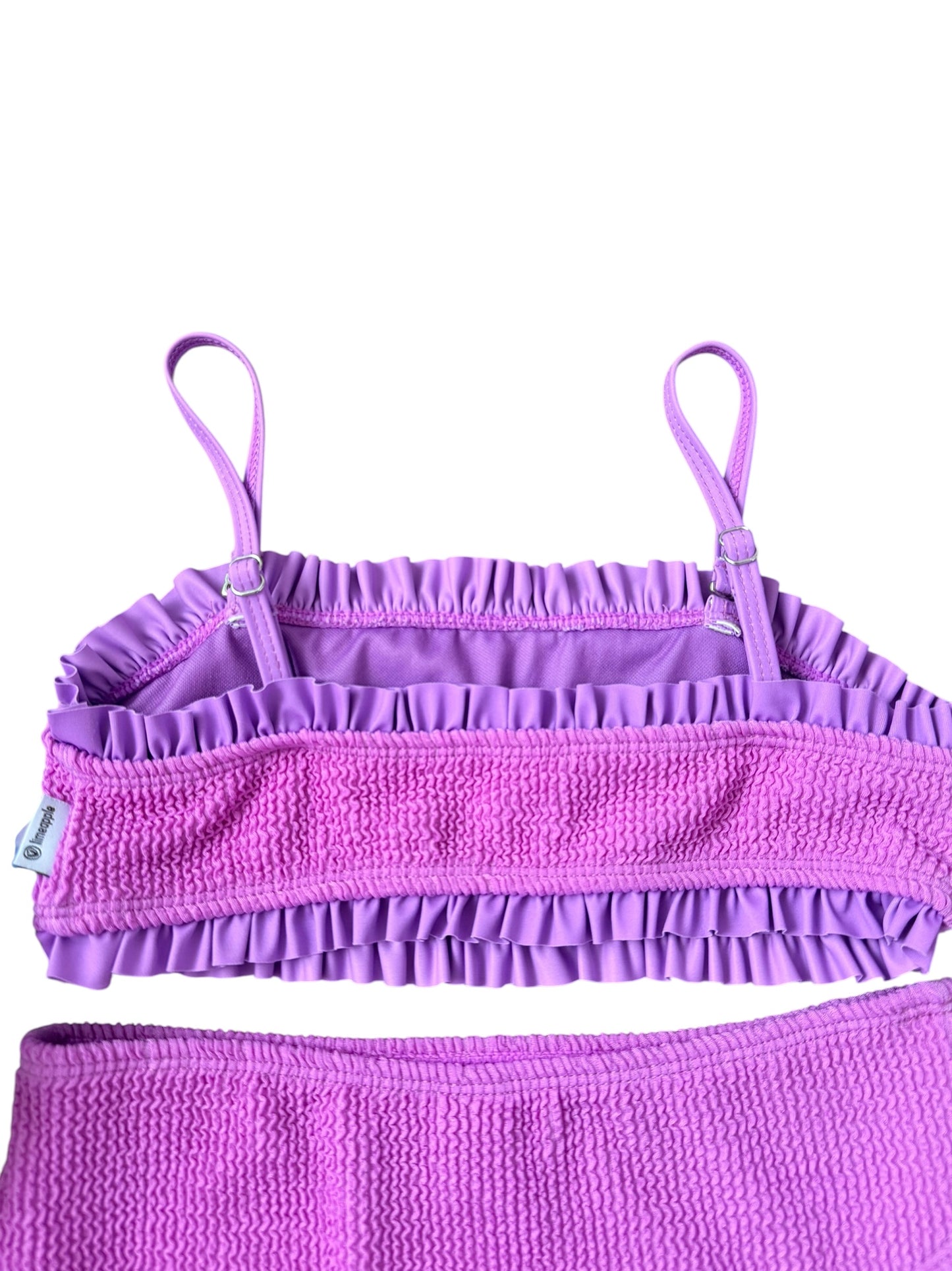 June Ruffle Bandeau Two Piece - Orchid