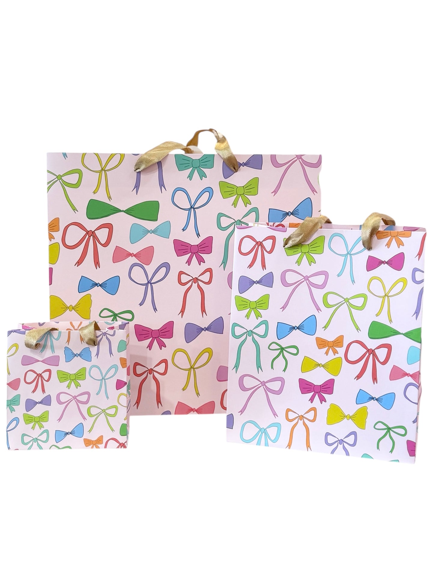 Colorful Bows Gift Bag - Medium