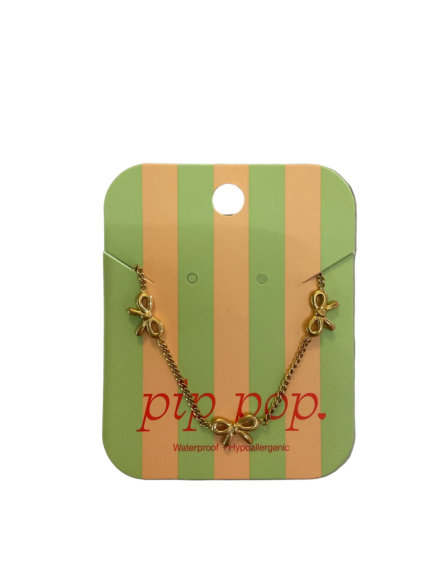 Pip Pop Bow Repeat Necklace