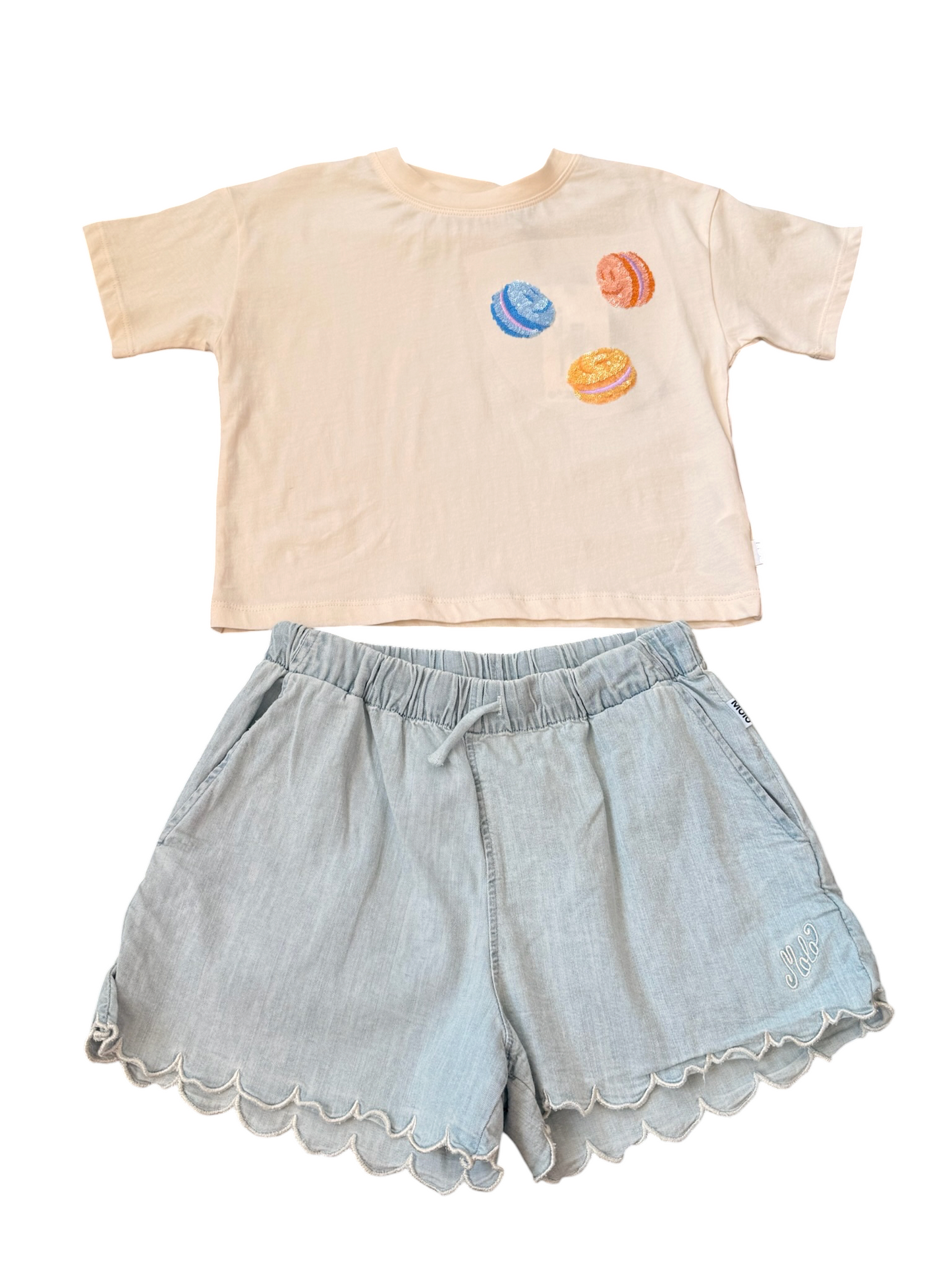 Reinette Sequin Macaroon Tee