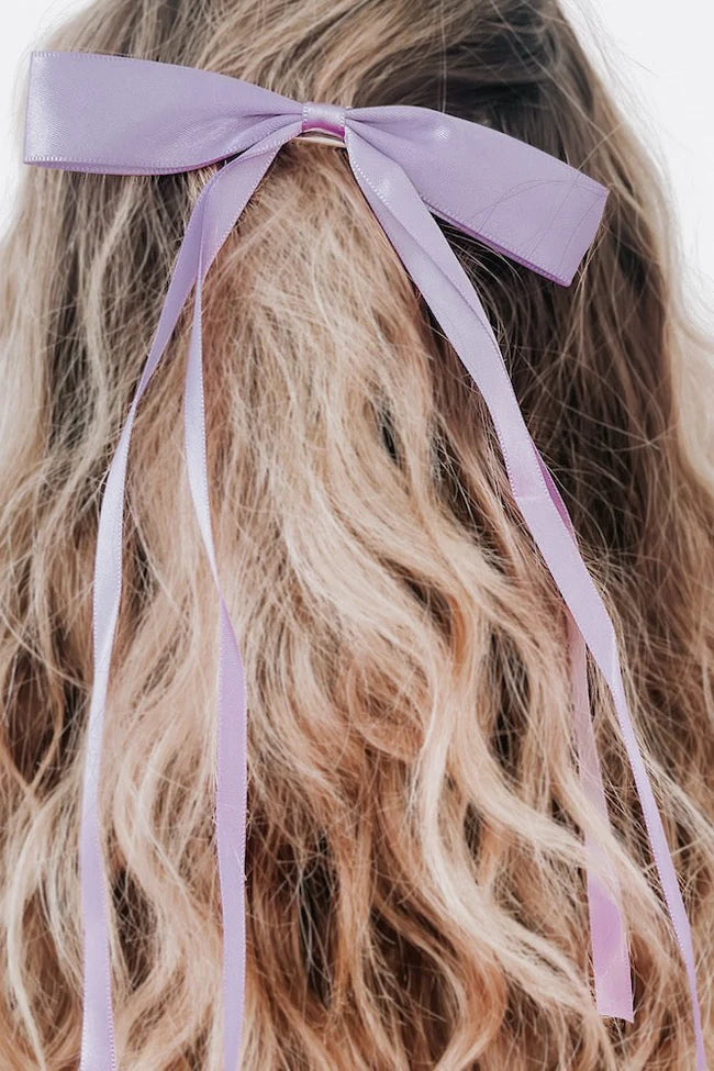 Dahlia Dainty Hair Bow Clip