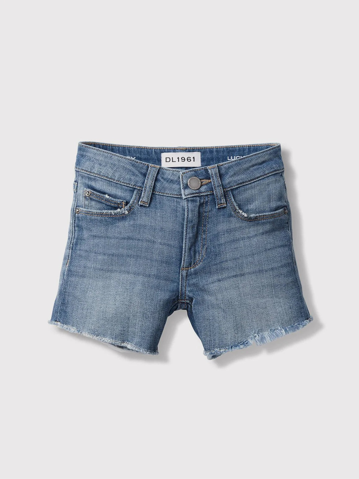 Lucy Denim Cut Off Shorts - Blue