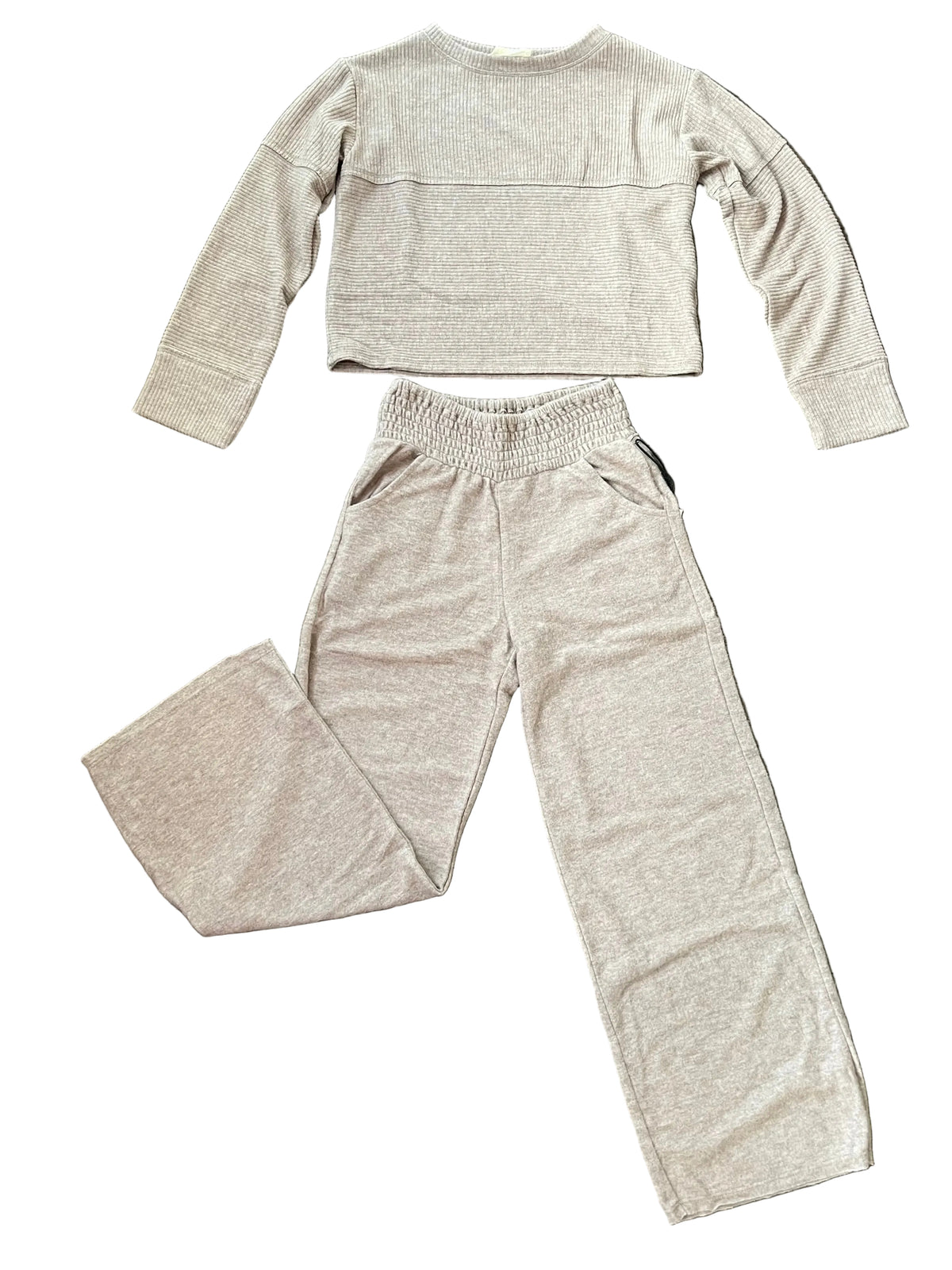 Tenly Hacci Smocked Waist Pant - Nutmeg