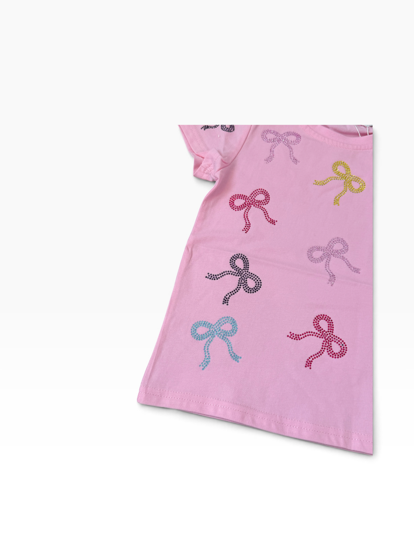 Rhinestone Bow Tee