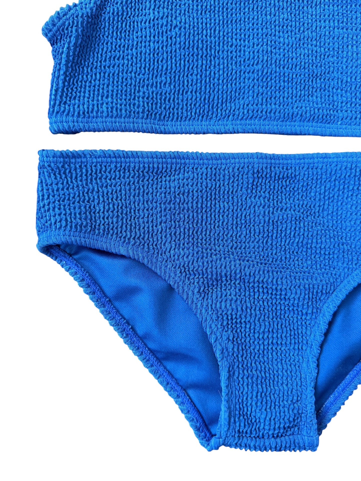Fay Crinkle Tankini - Blue