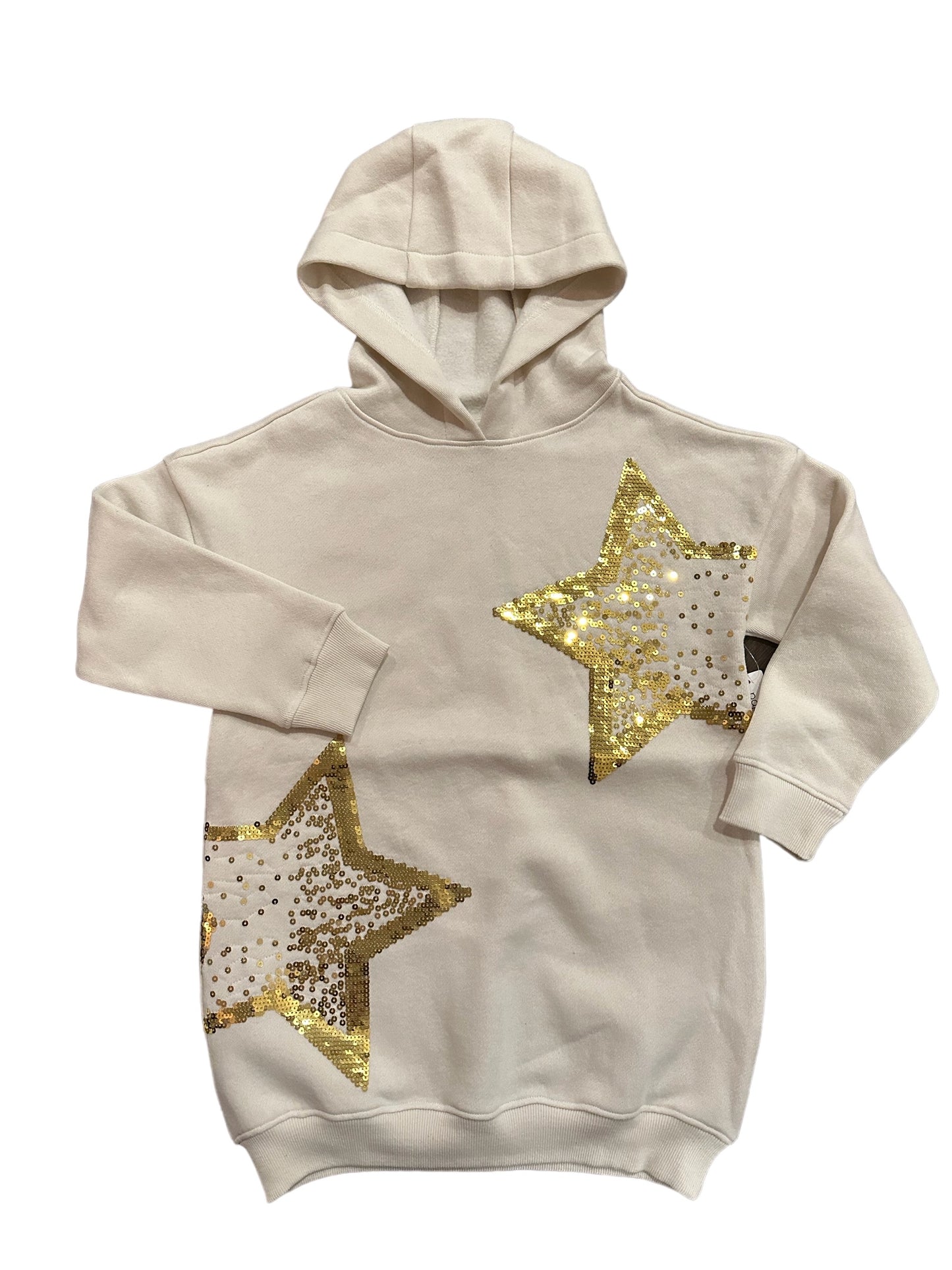 Gold Star Sequin Tunic Hoodie