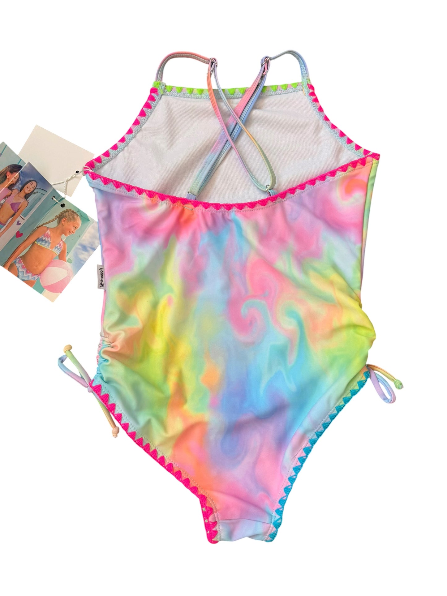 Azura Two Piece with Embroidered Trim