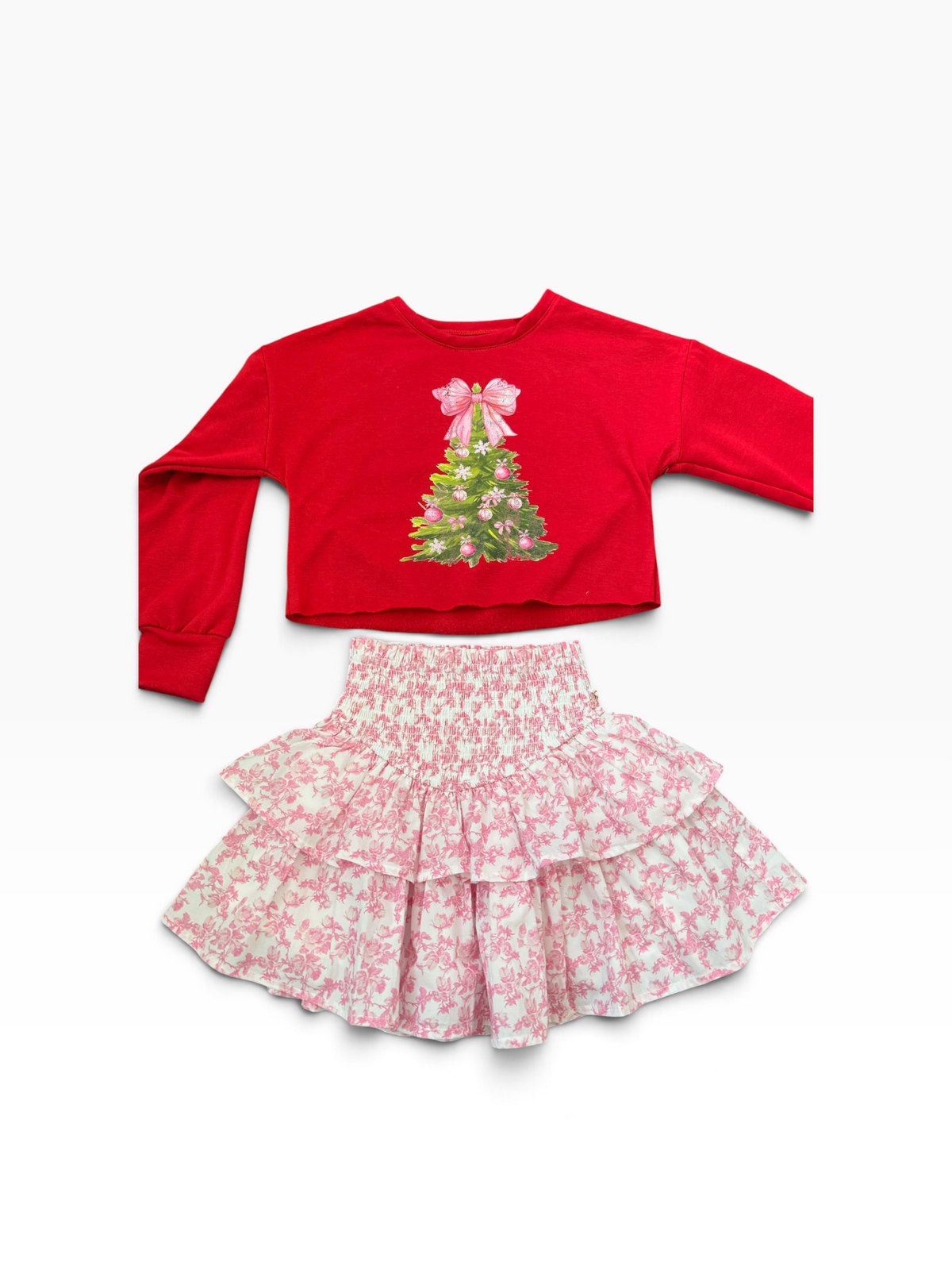 J. Marie Lynlee Ruched Tween Skirt