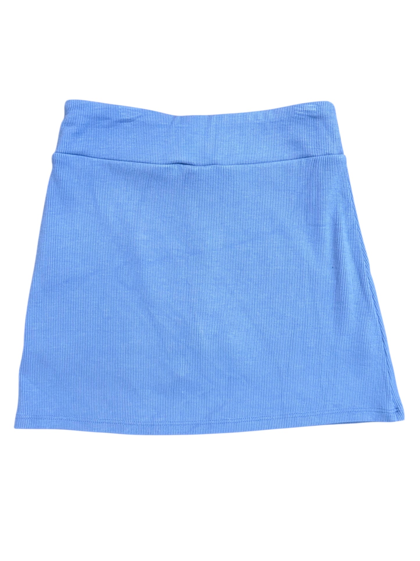 Tenly Rayon Rib Skort- Cobalt