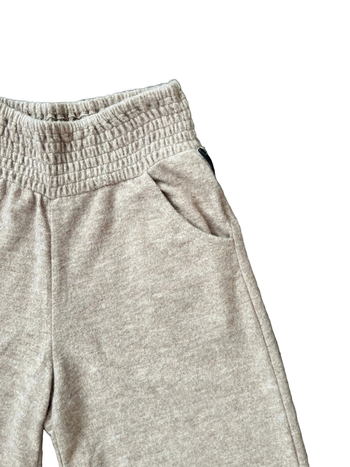 Tenly Hacci Smocked Waist Pant - Nutmeg