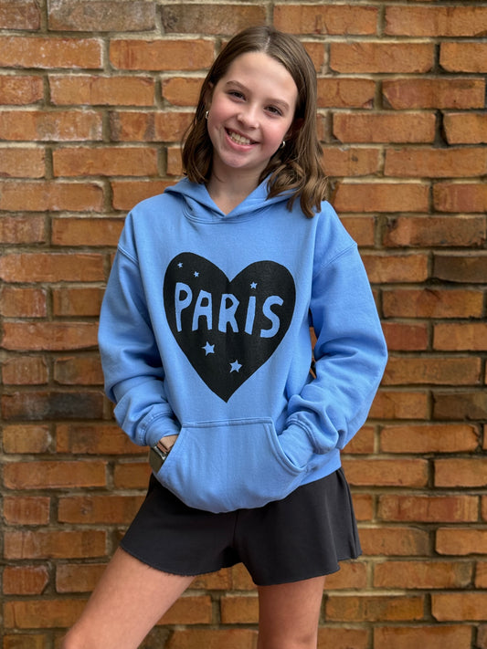 Paris Heart Hoodie