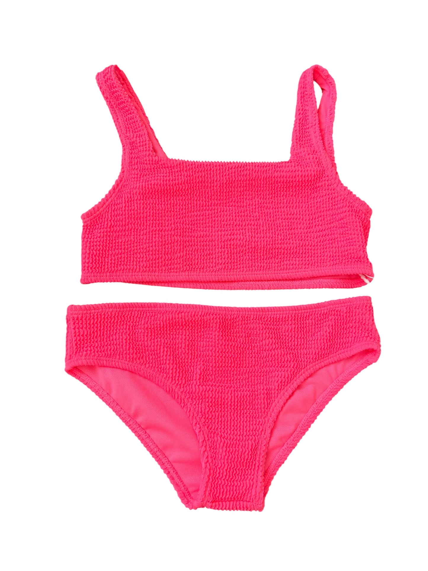 Fay Crinkle Tankini - Fuchsia