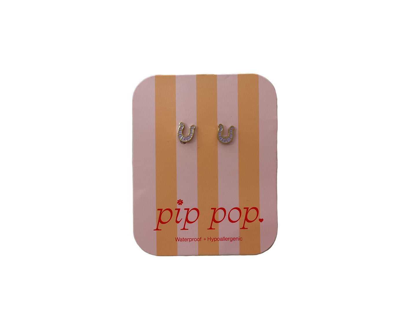 Pip Pop Horseshoe Stud Earrings1